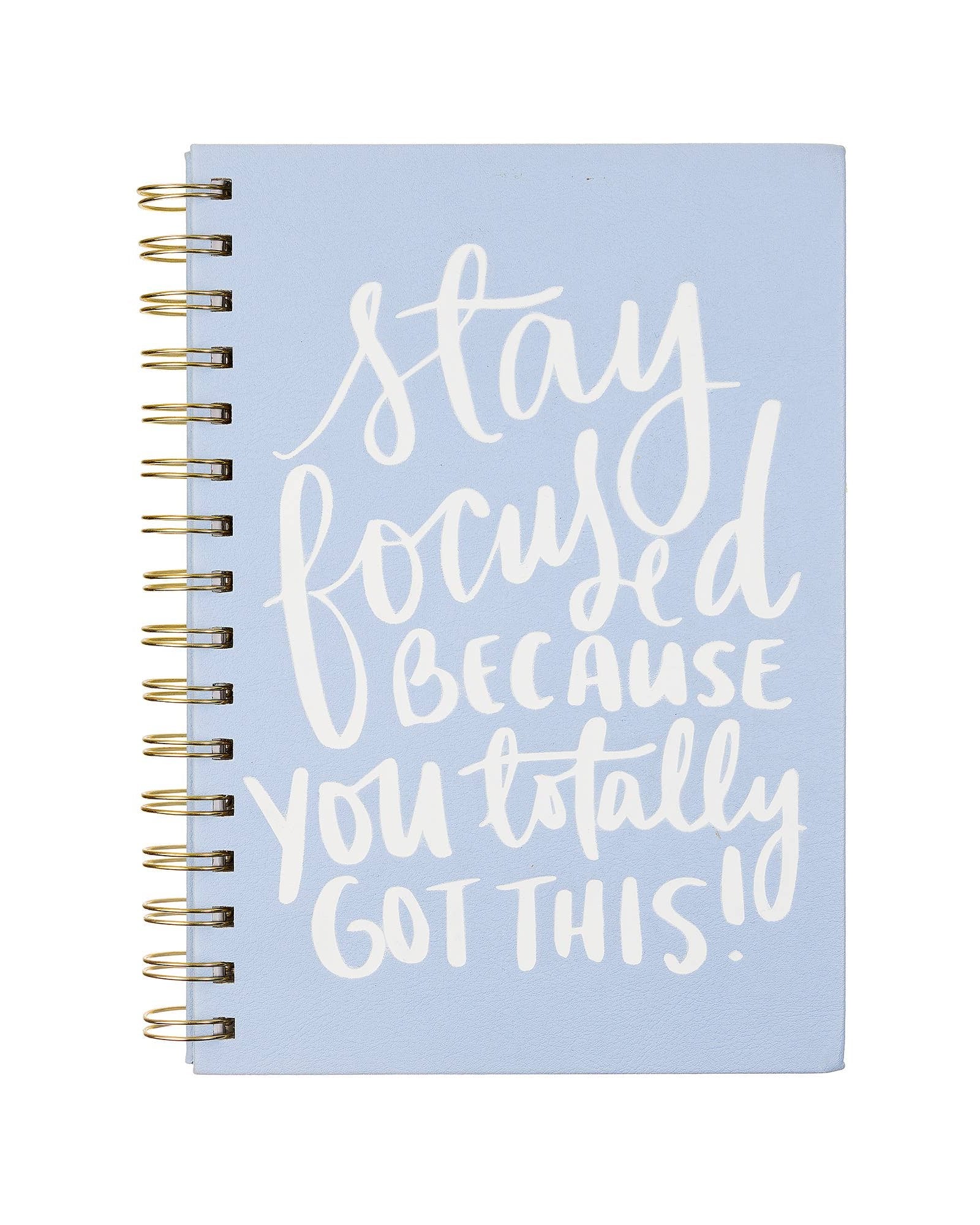 Stay Focused Spiral Journal