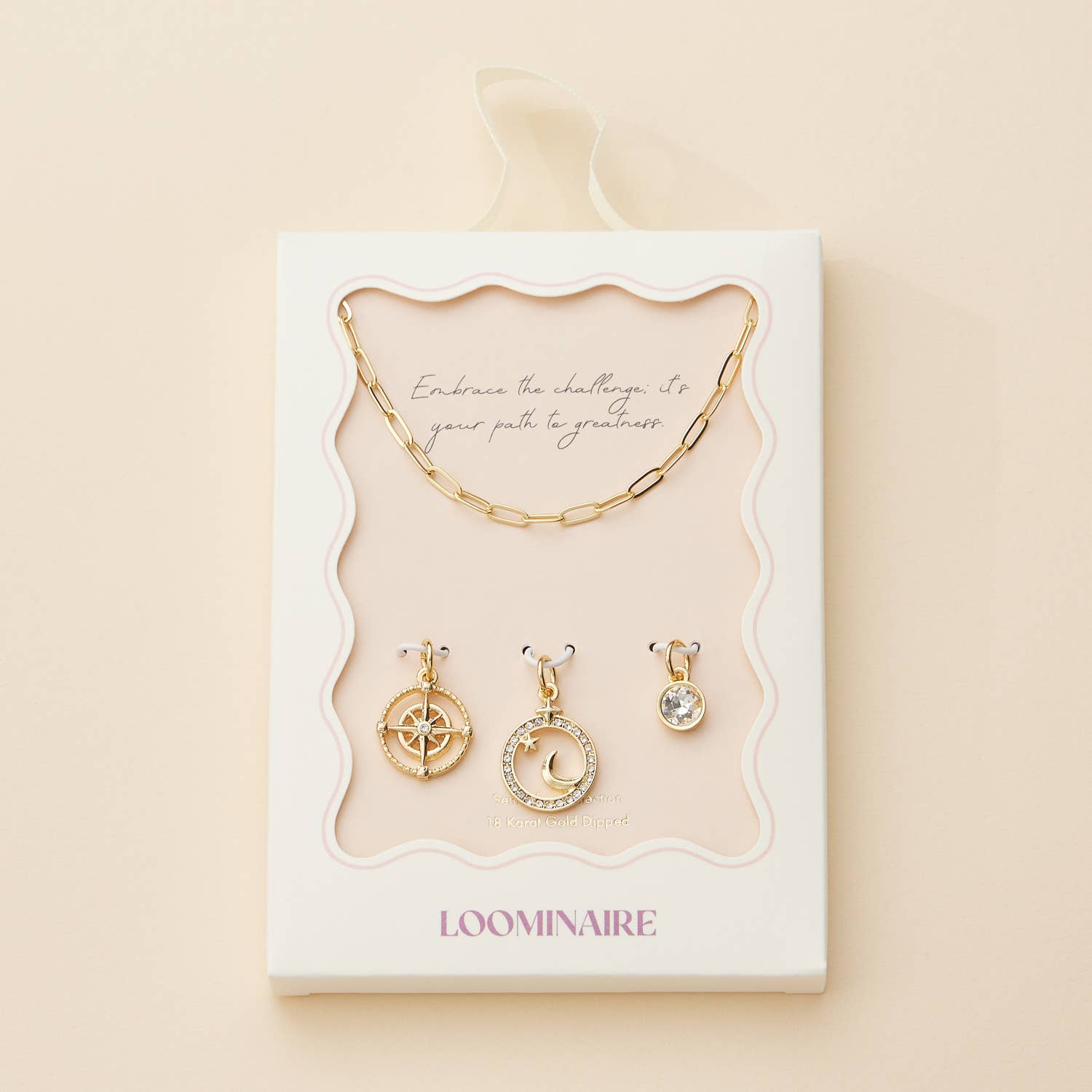 Moon and Star Charm Necklace Kit