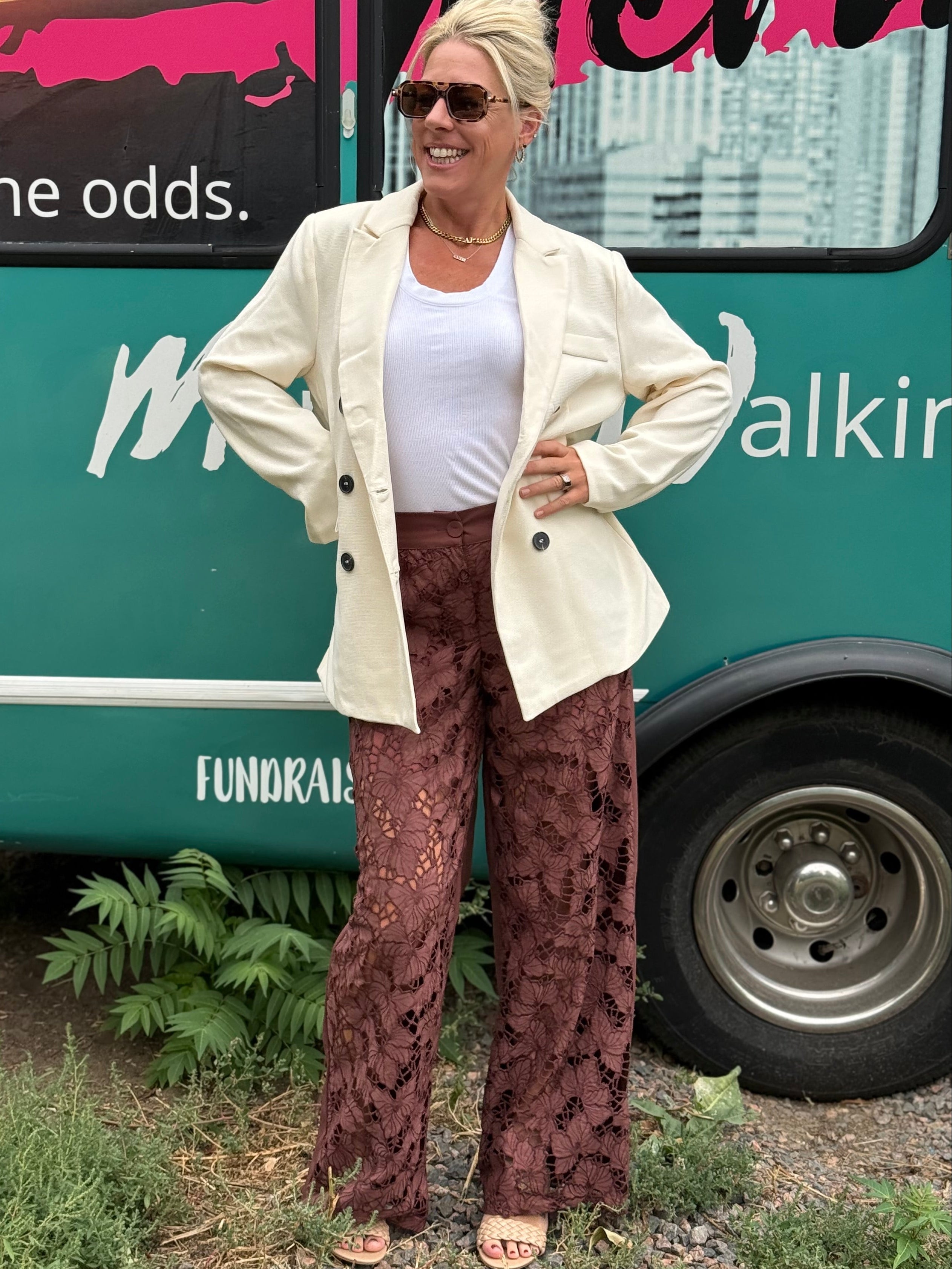 Quinn Pants in Brown