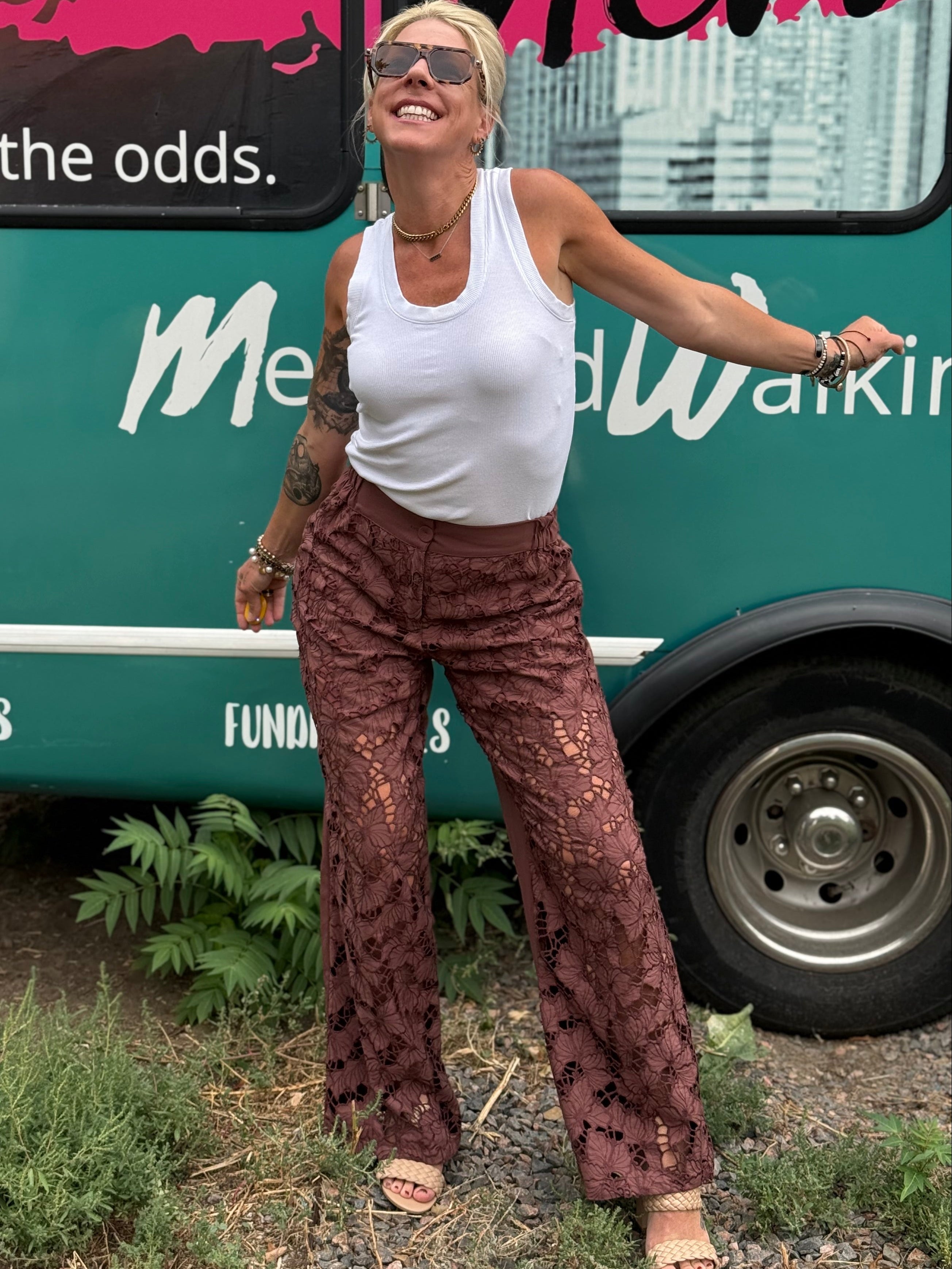 Quinn Pants in Brown