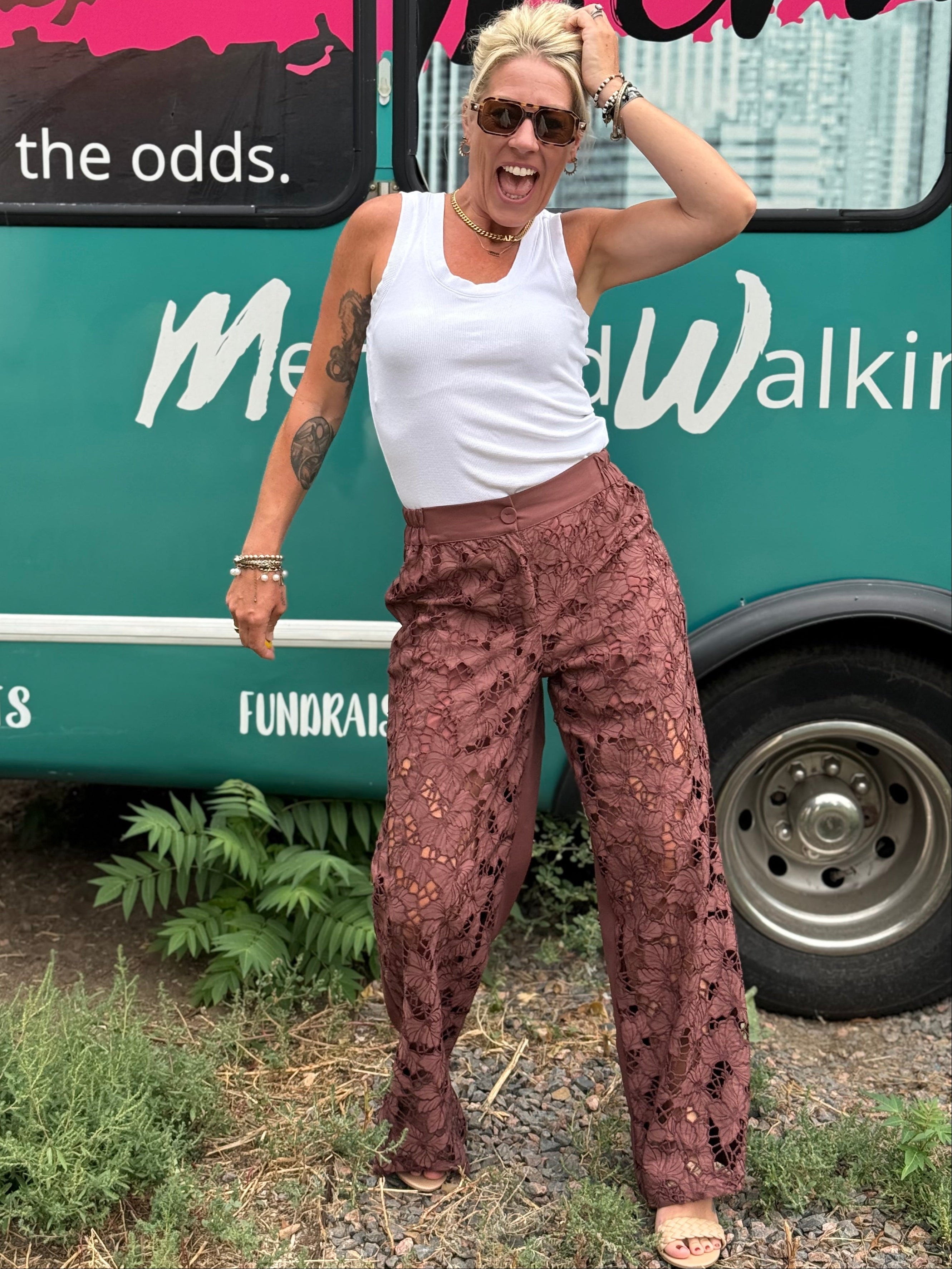 Quinn Pants in Brown
