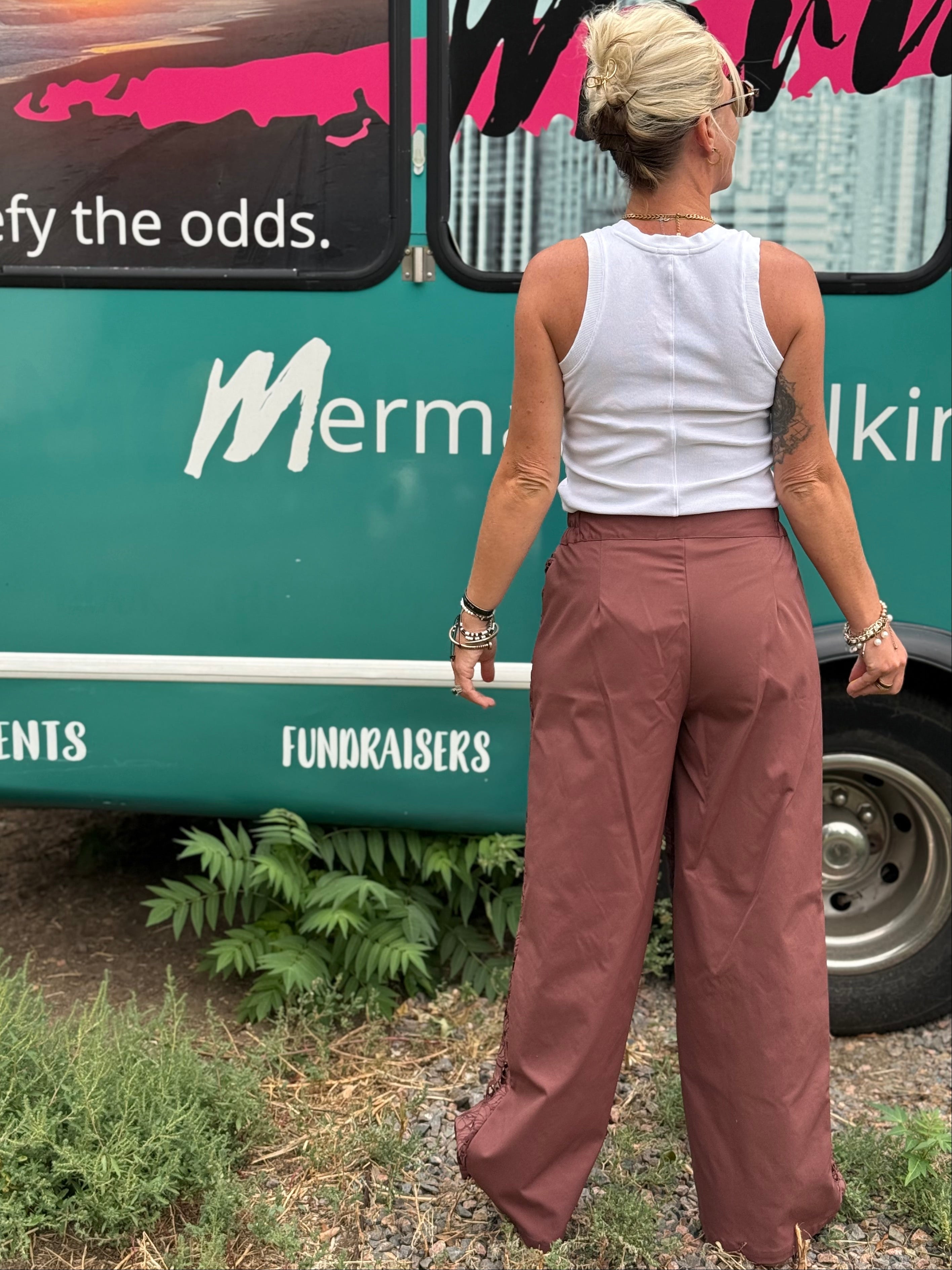 Quinn Pants in Brown