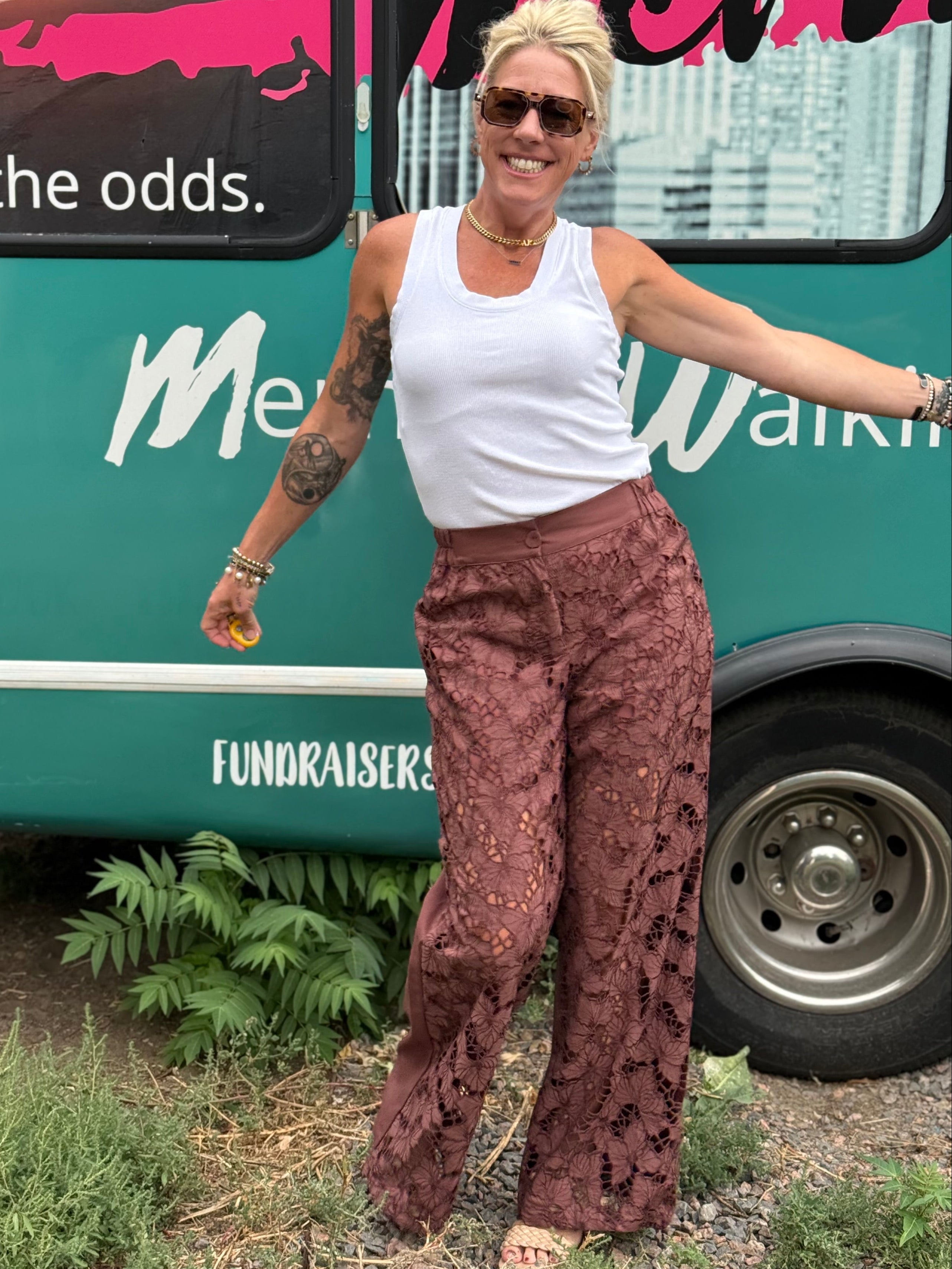 Quinn Pants in Brown