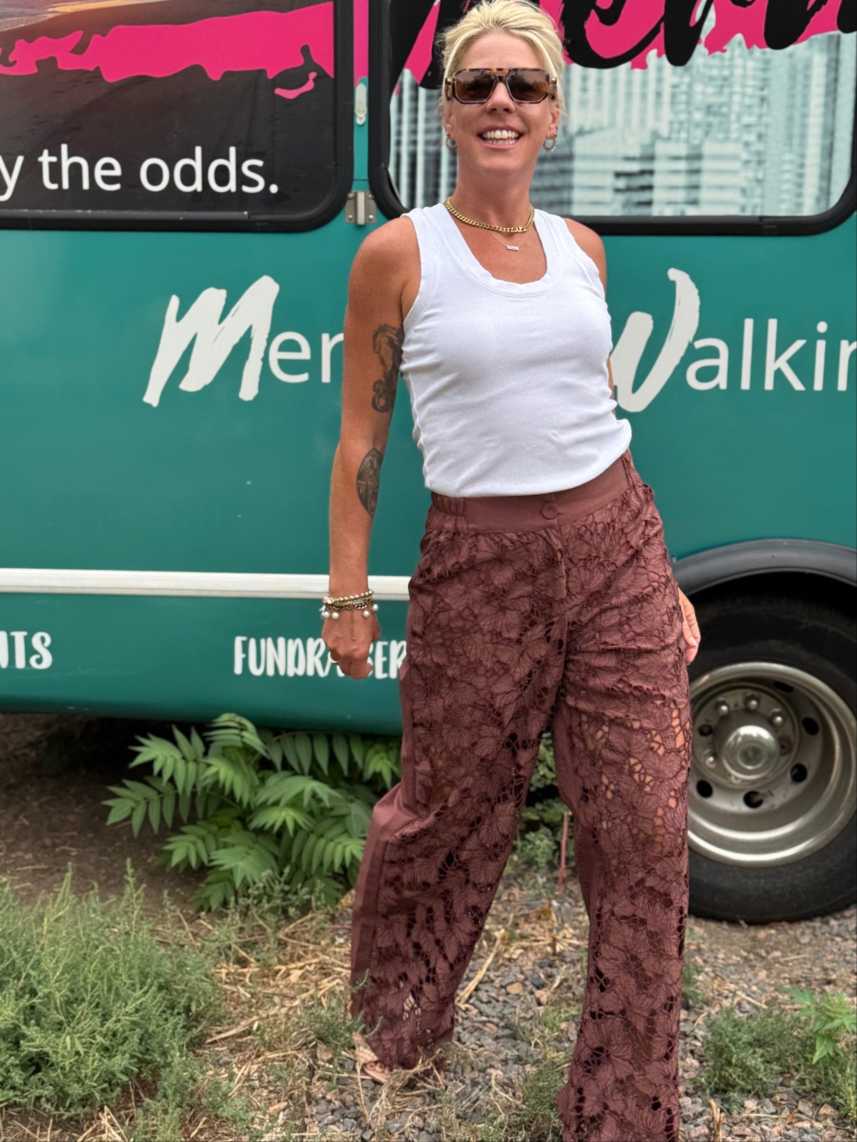 Quinn Pants in Brown