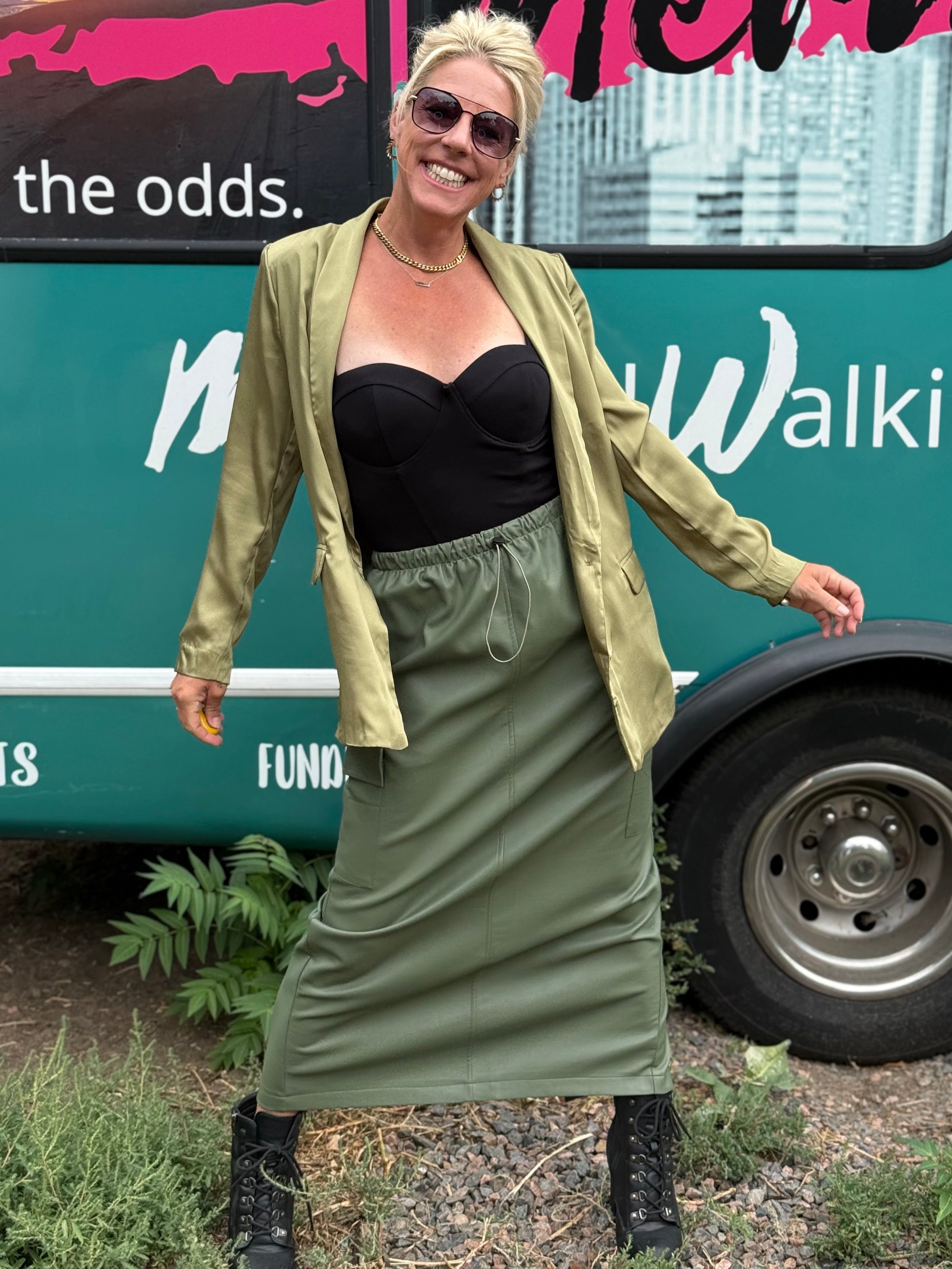 Bridget Cargo Maxi Skirt