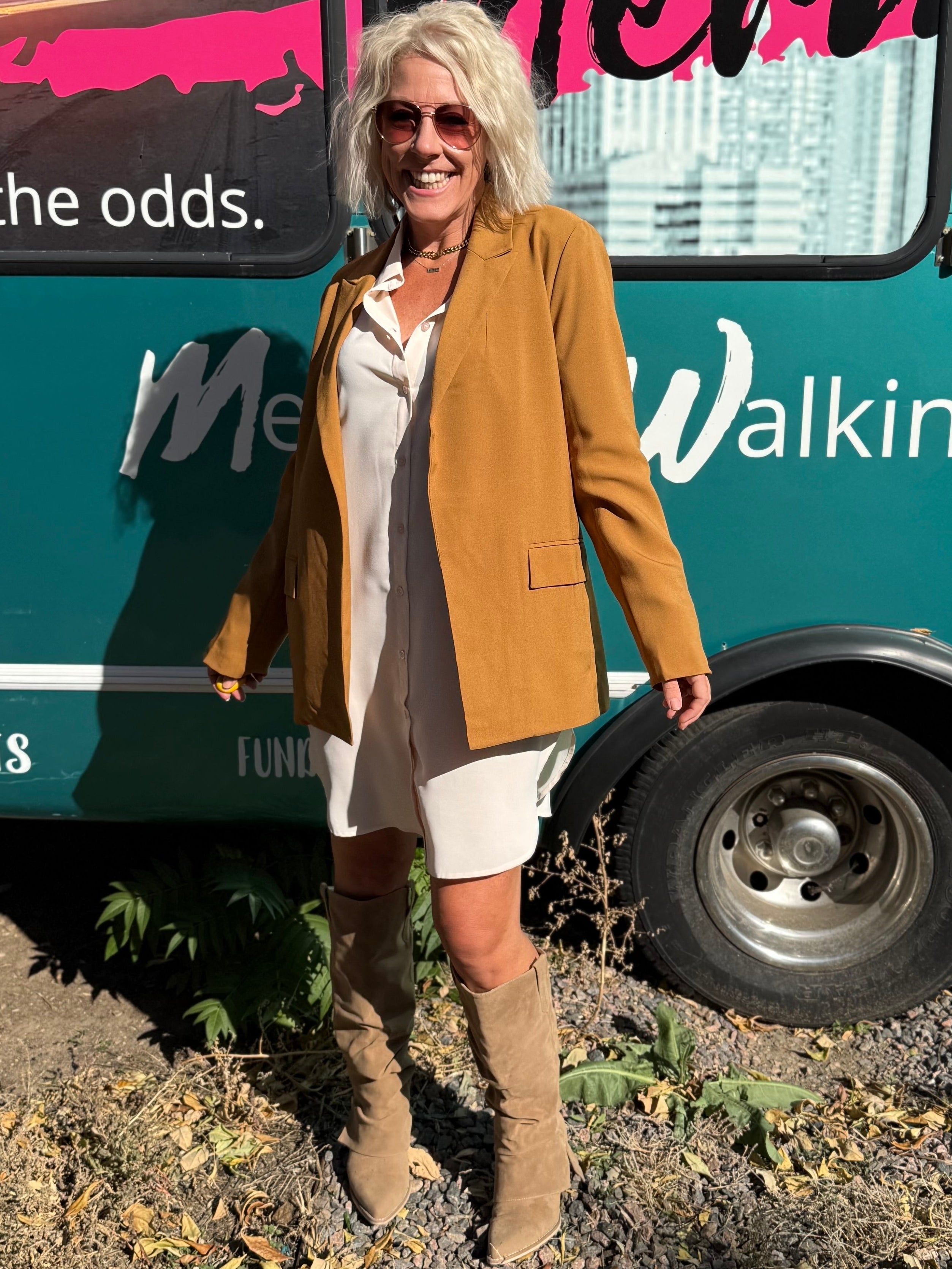 Ramona Blazer in Camel