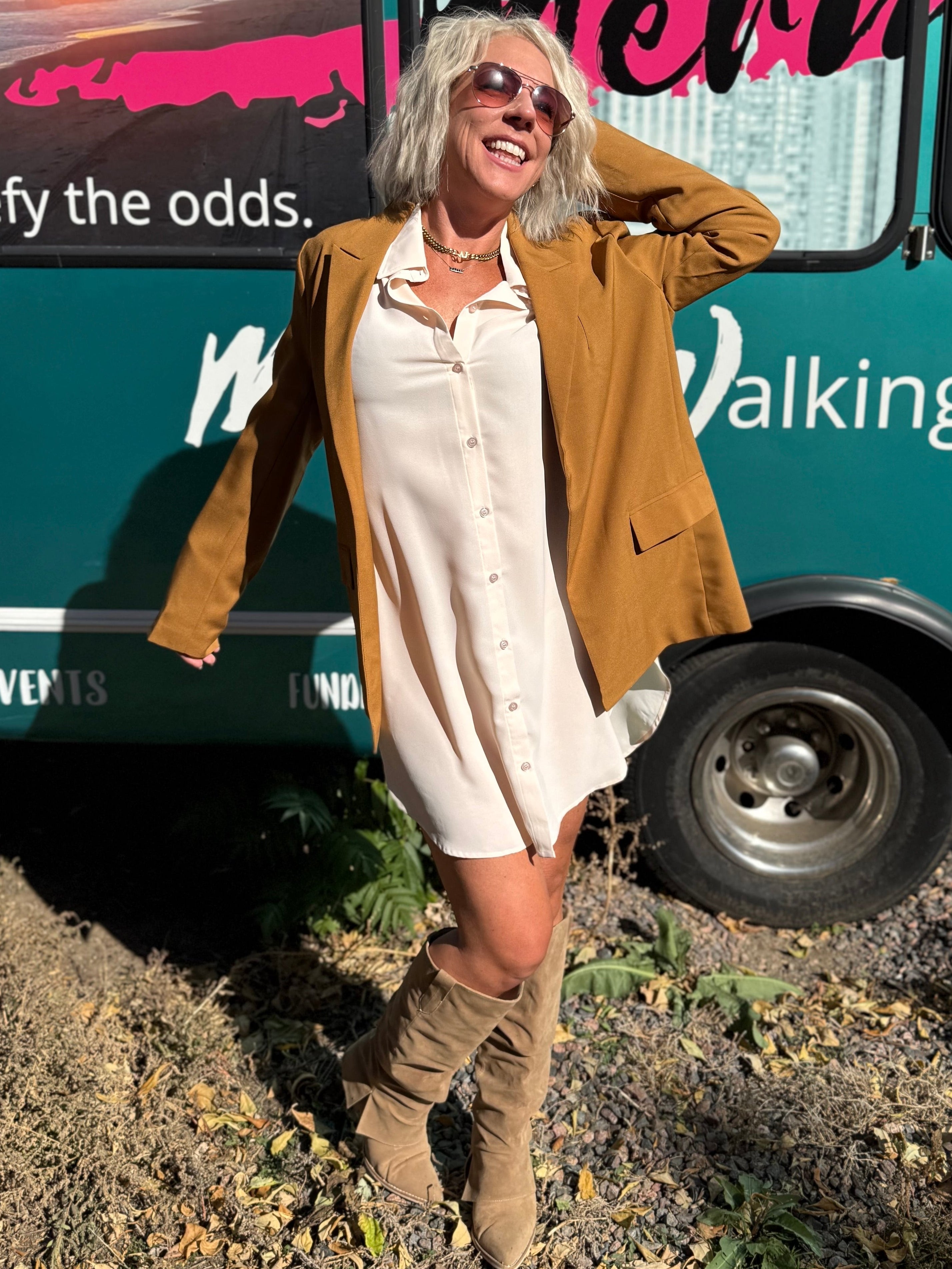 Ramona Blazer in Camel