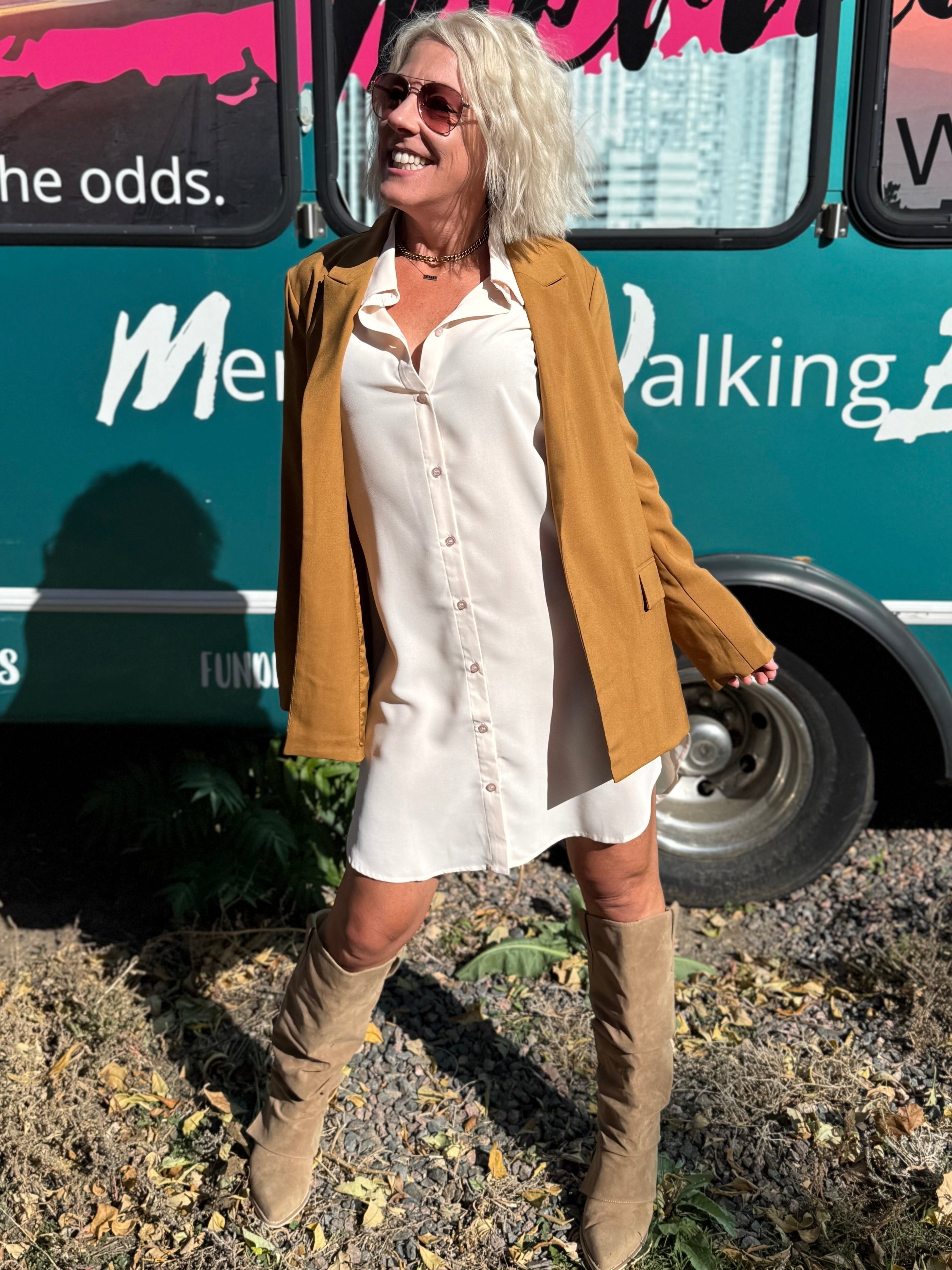 Ramona Blazer in Camel