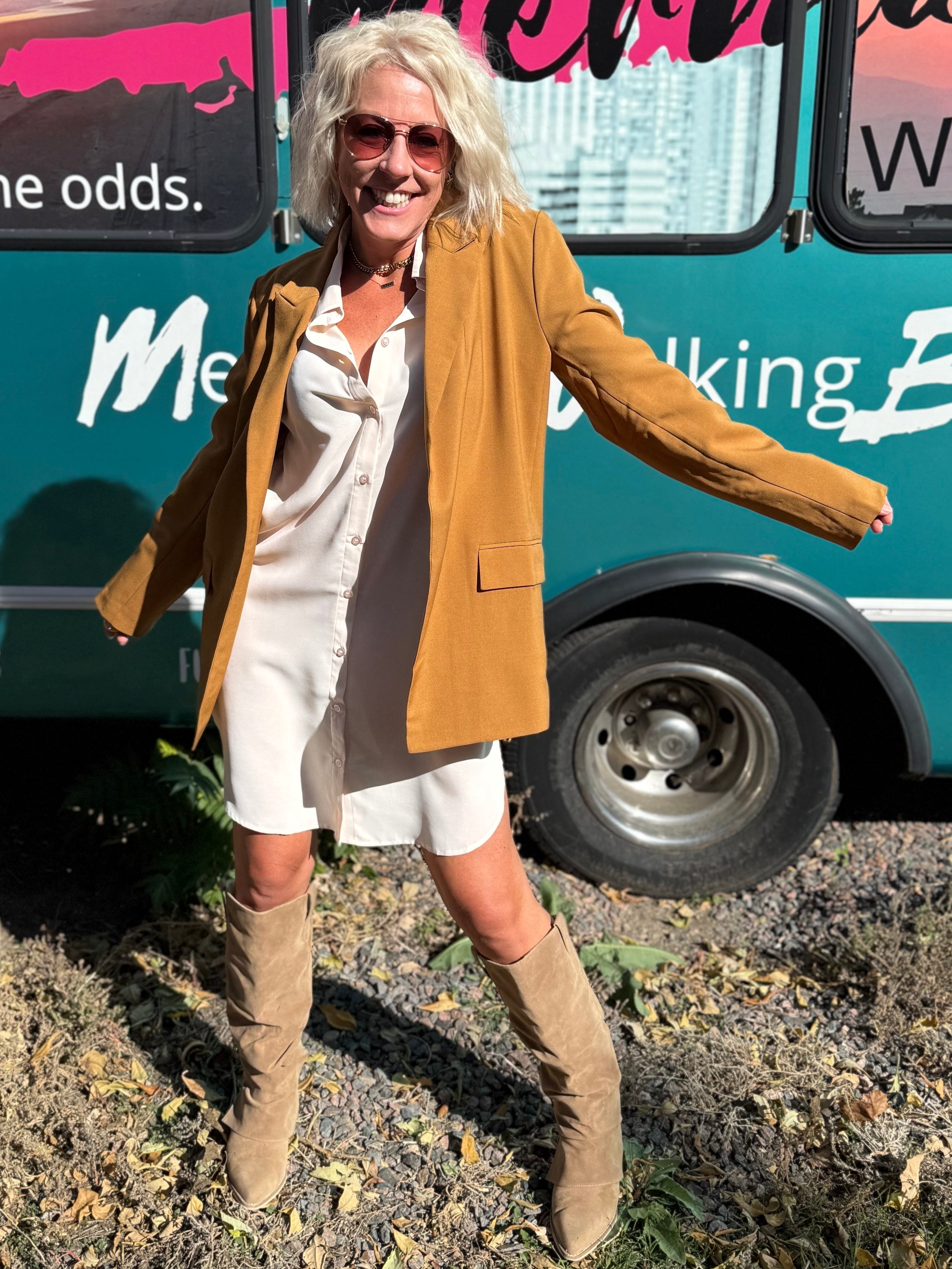 Ramona Blazer in Camel
