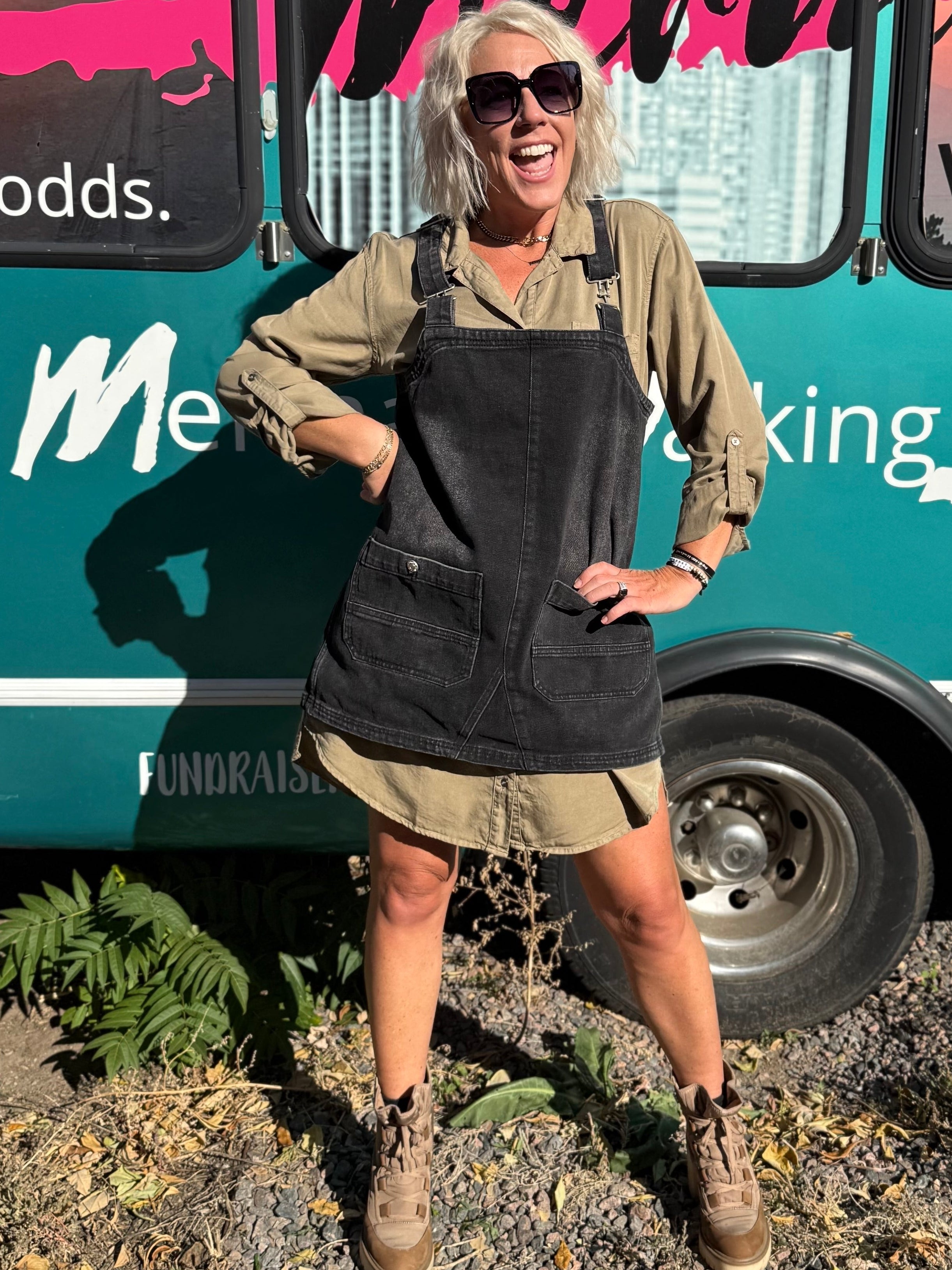 Antonia Dress in Olive