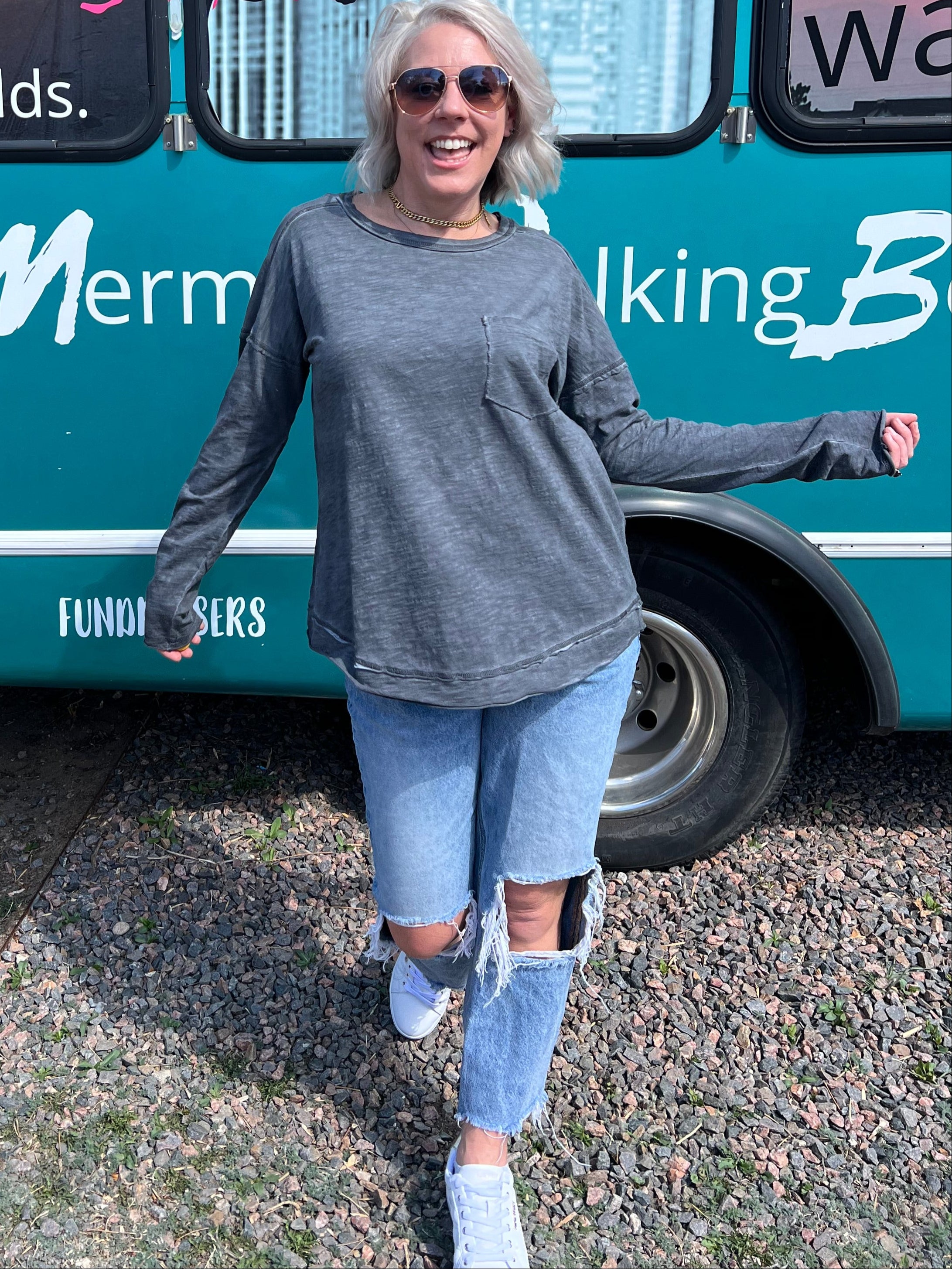 Polly Single Pocket Long Sleeve