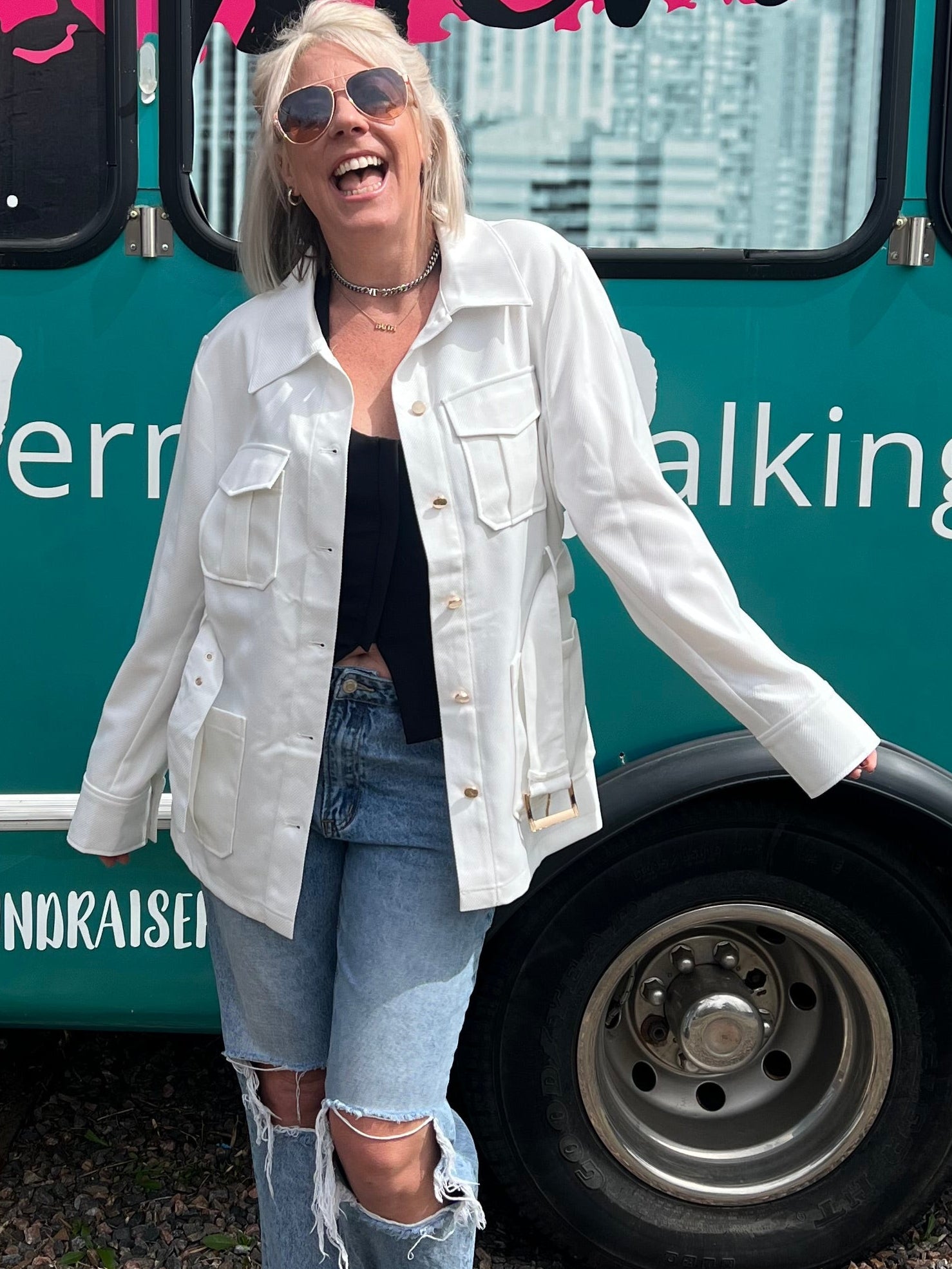 Premium Ivory Spring Jacket