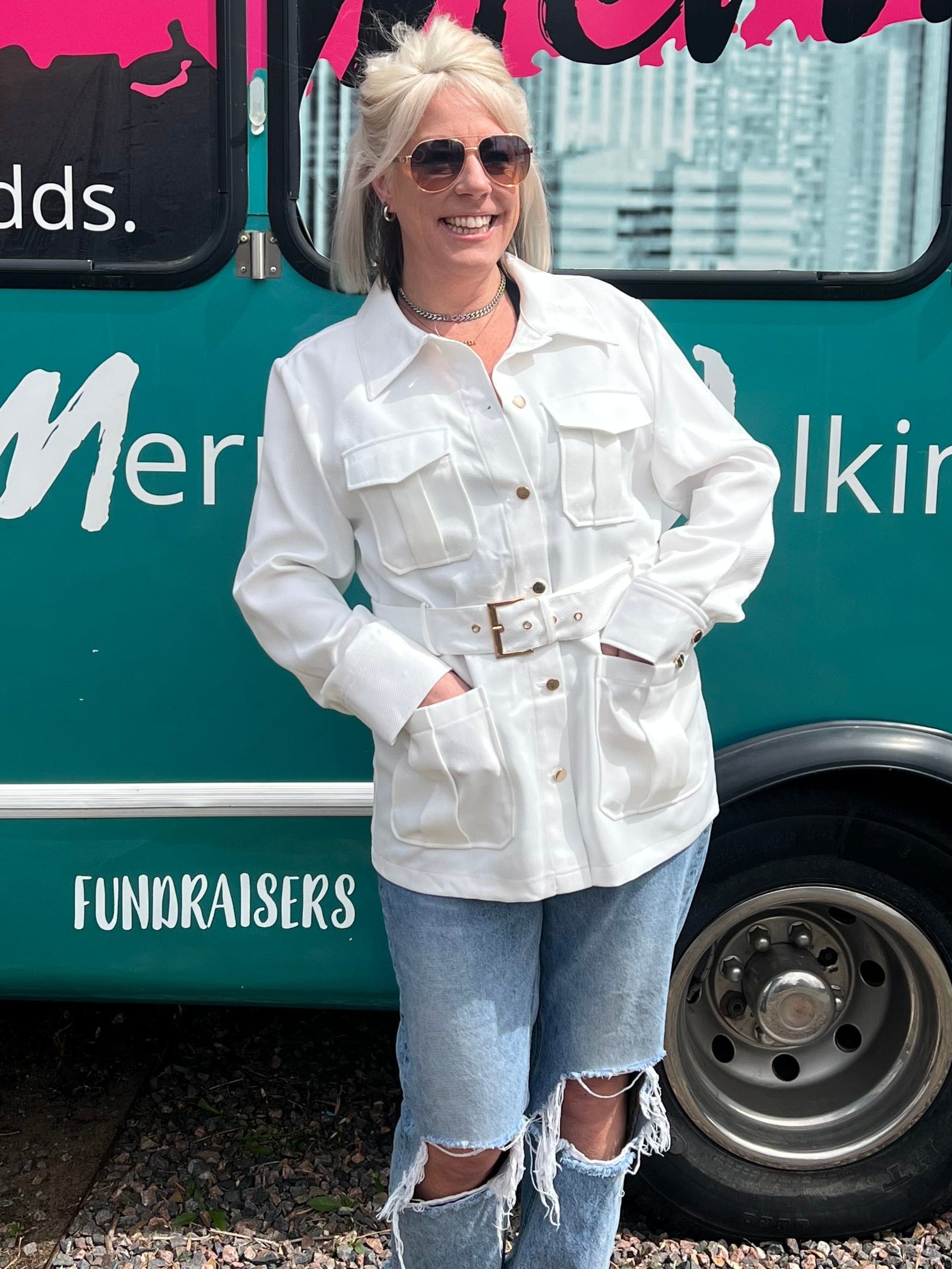 Premium Ivory Spring Jacket