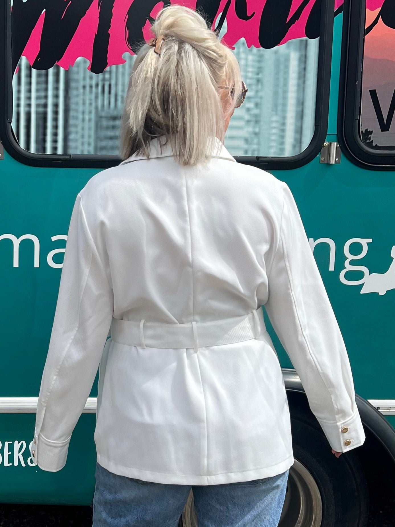 Premium Ivory Spring Jacket