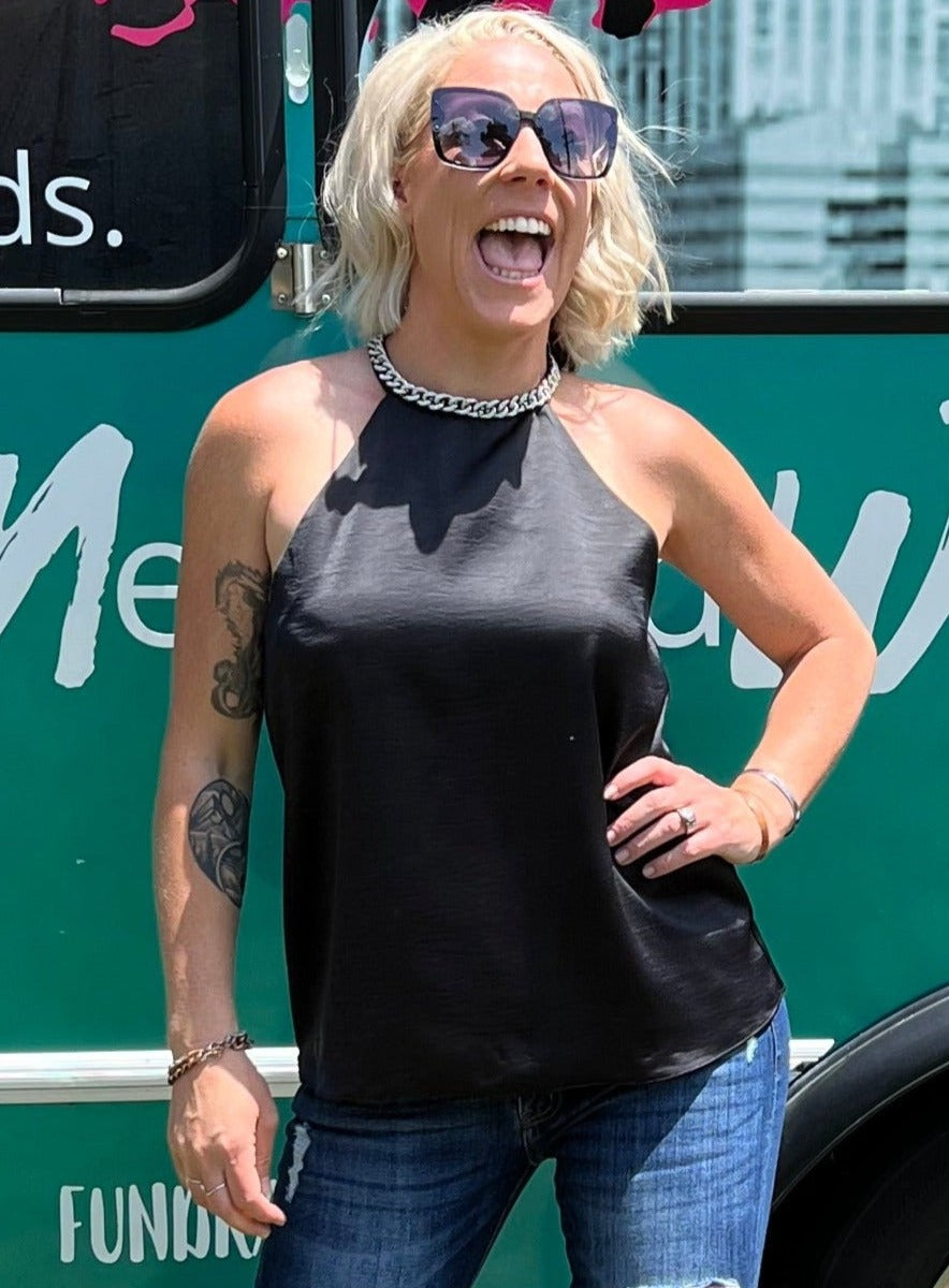 Chain Neck Top