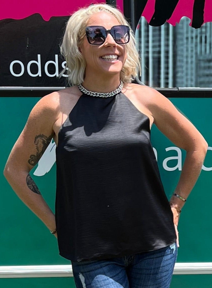 Chain Neck Top