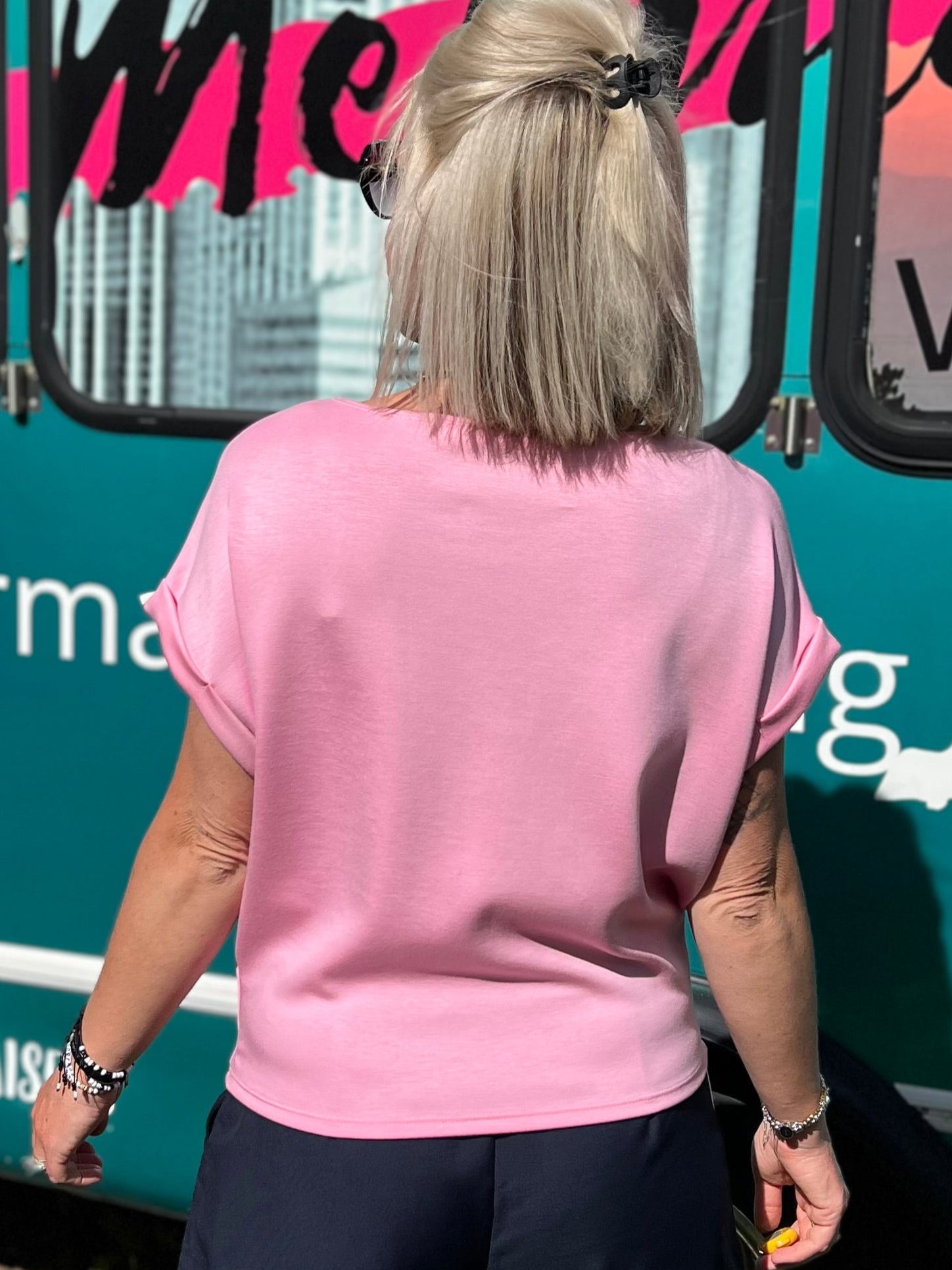 Effortless Icon Top in Pink