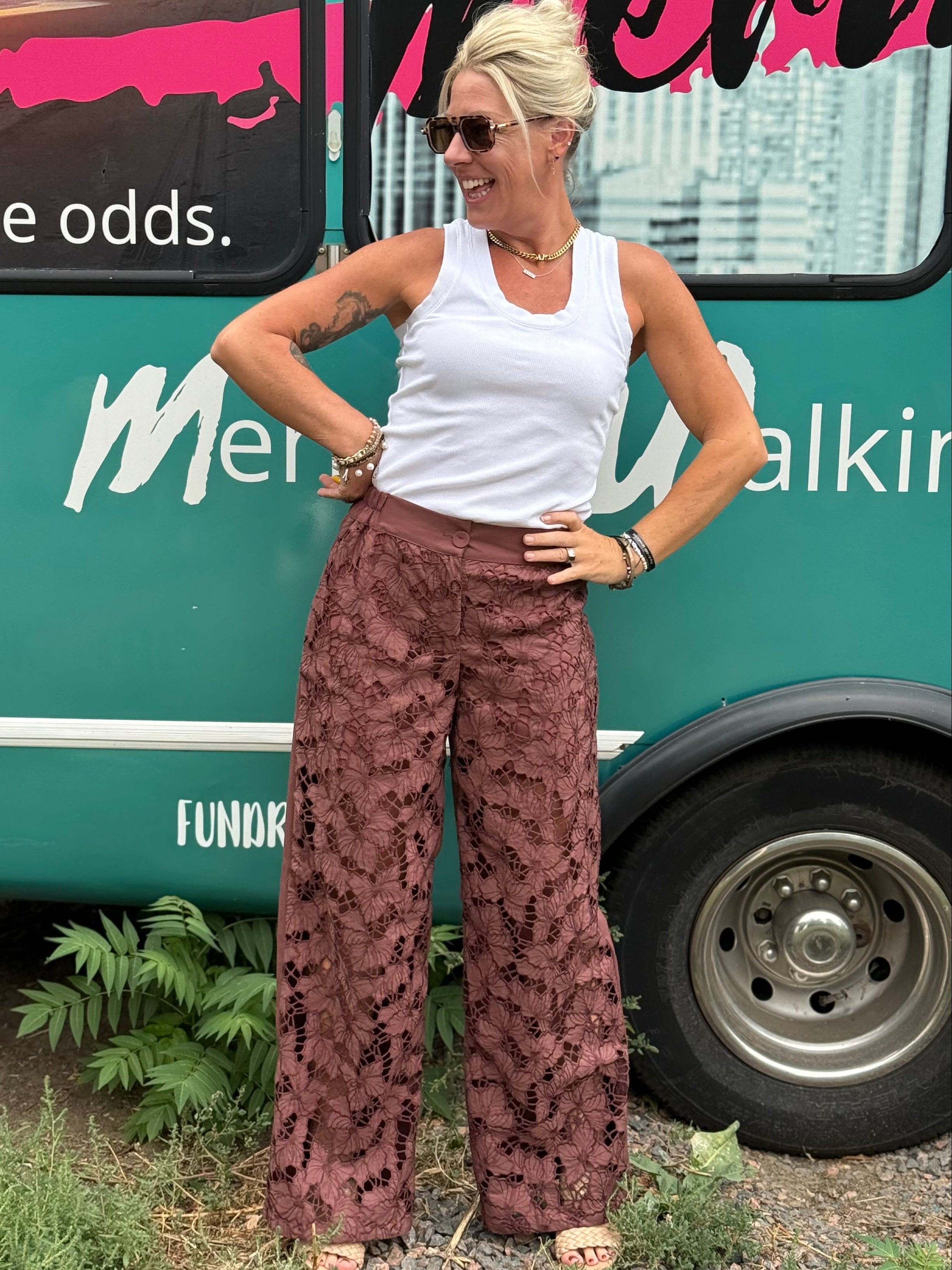 Quinn Pants in Brown
