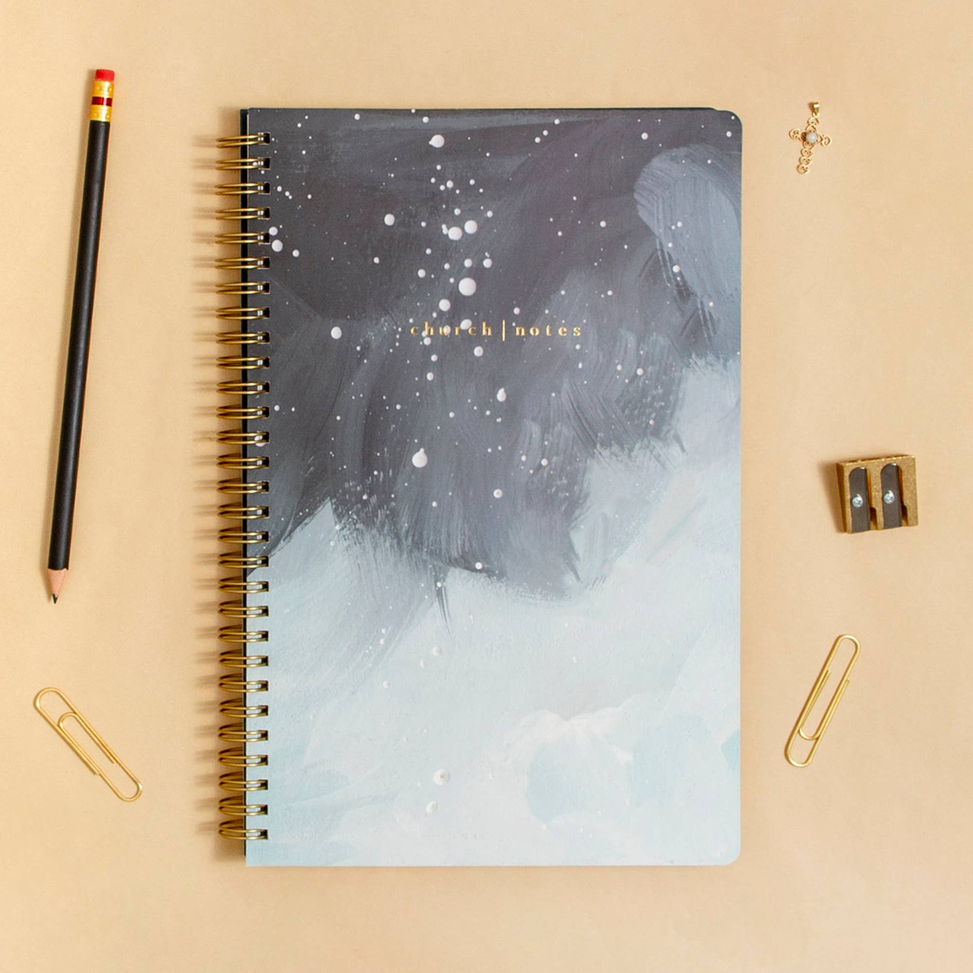 Starry Sky Church Notes Notebook