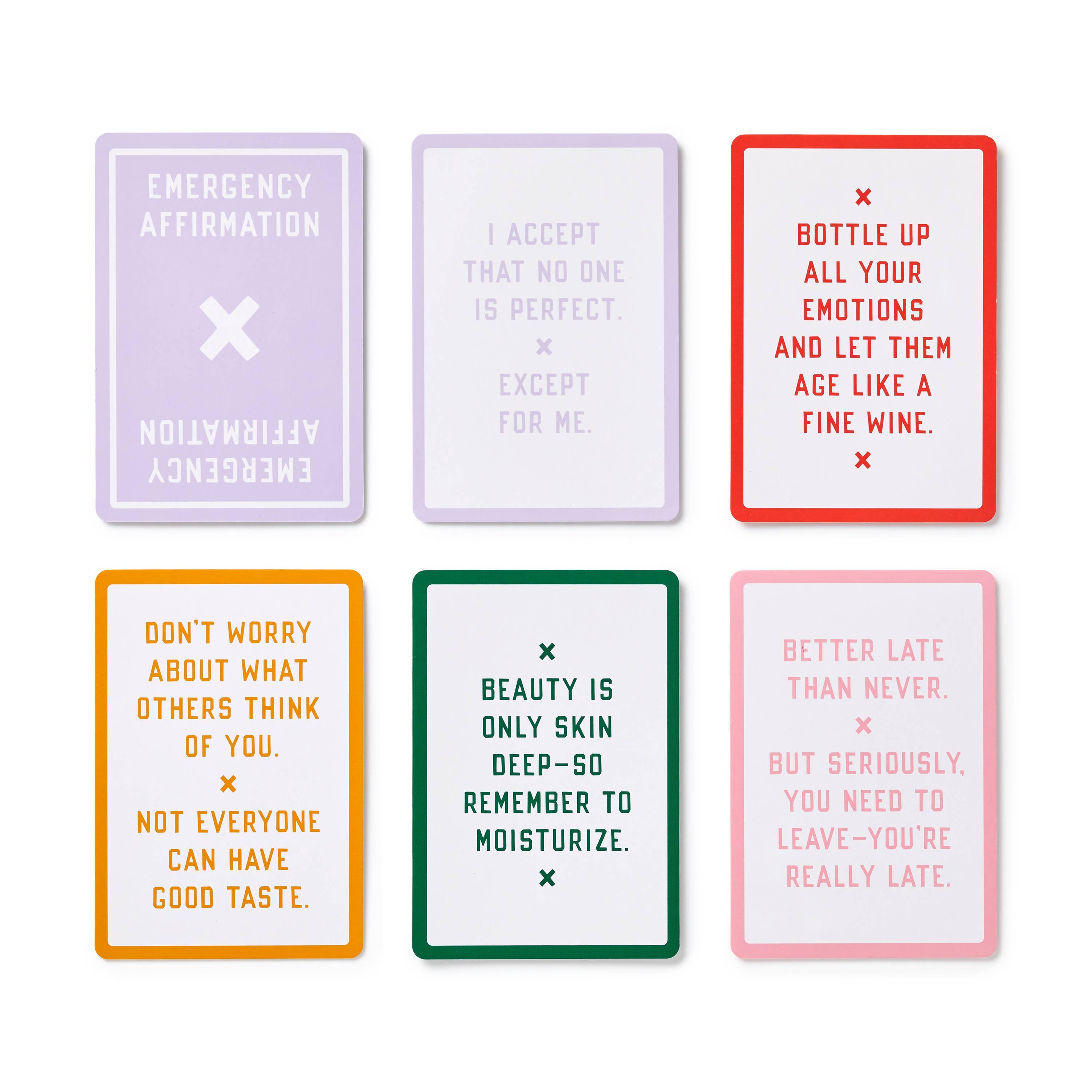 Brass Monkey Emergency Affirmations Card Deck