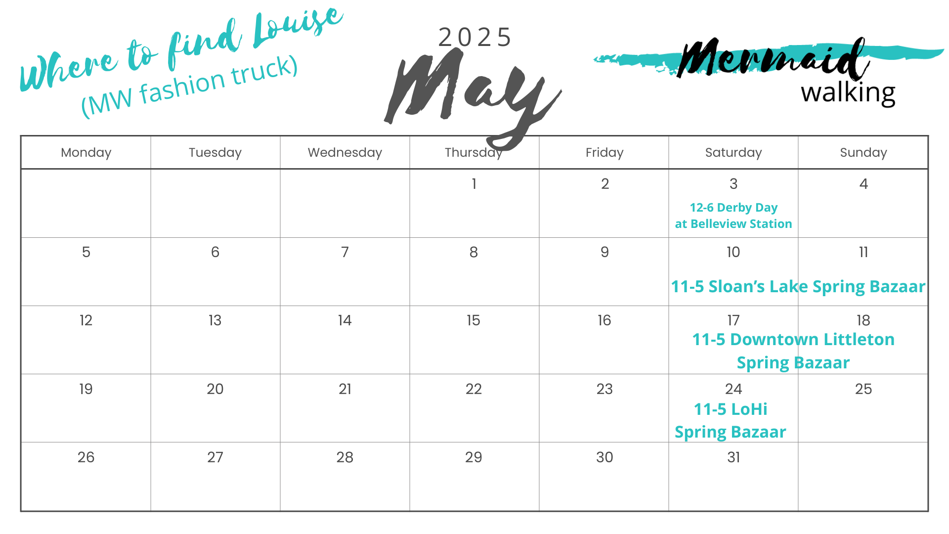 Fashion Truck Stops May 2025