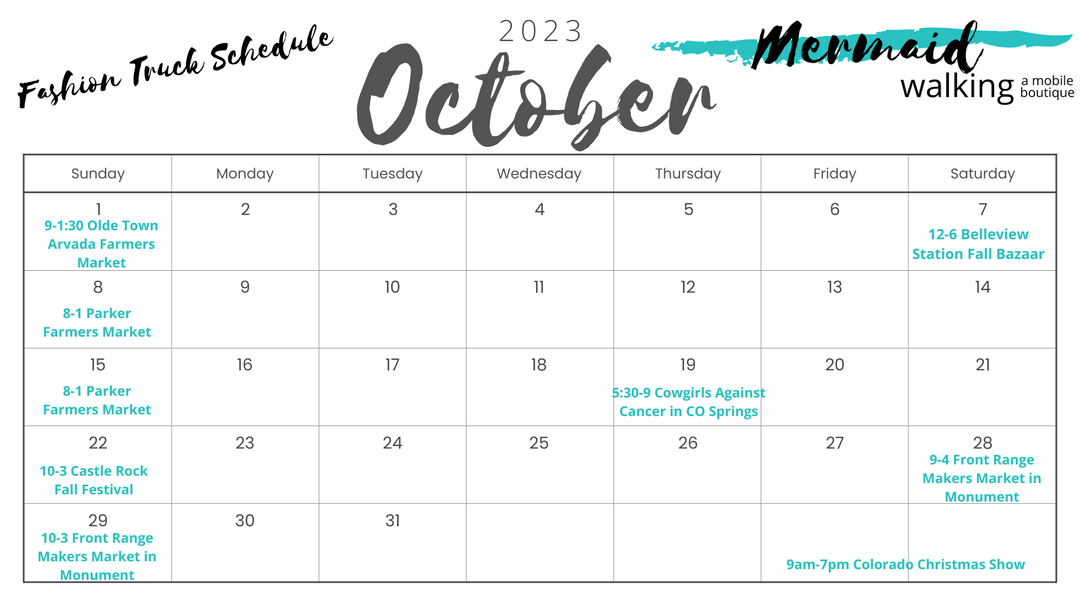 October 2023 Fashion Truck Stops
