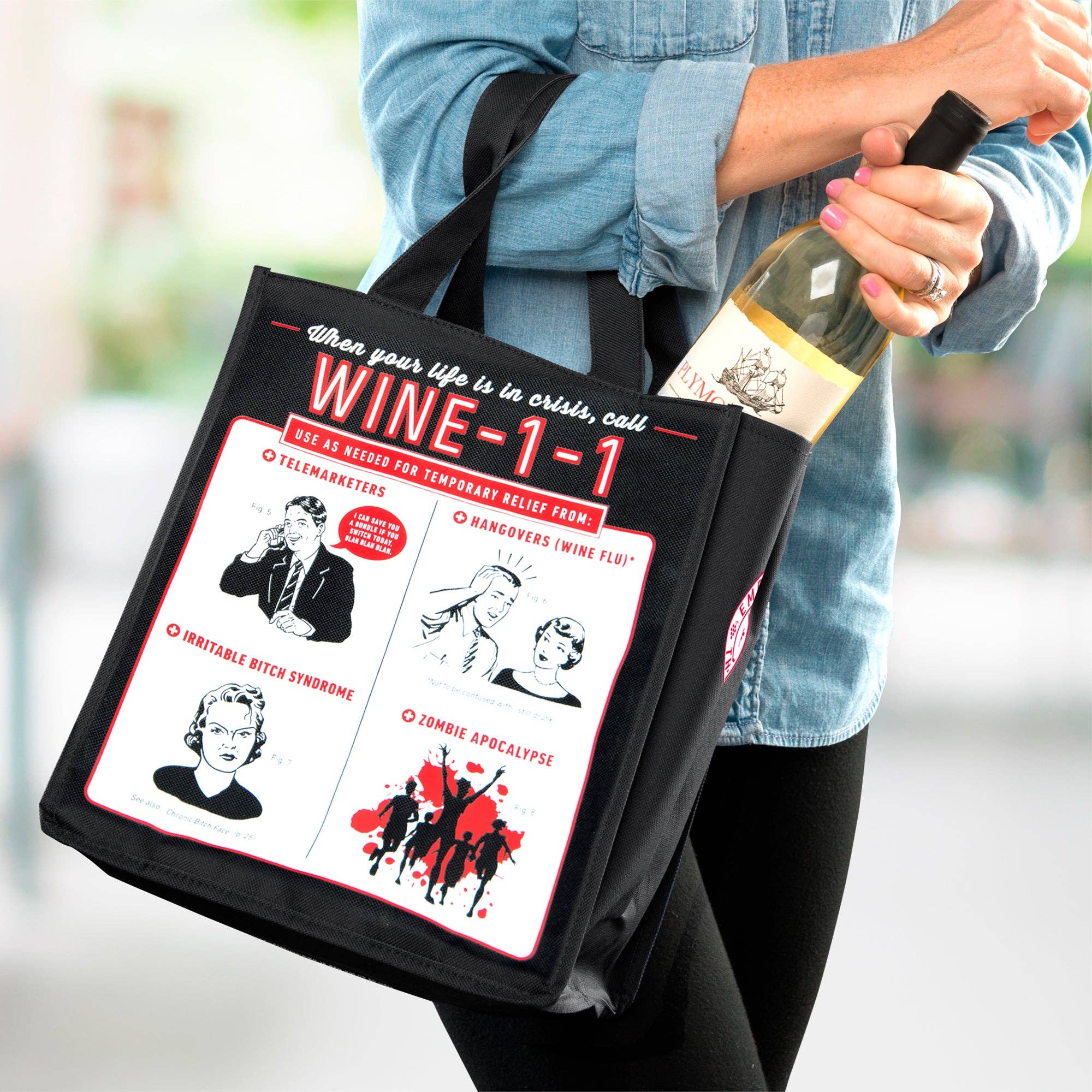 Six Bottle Wine Bag