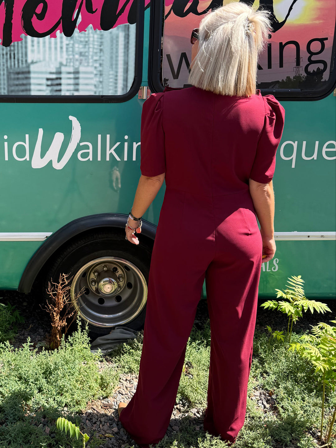 Burgundy Babe Jumpsuit