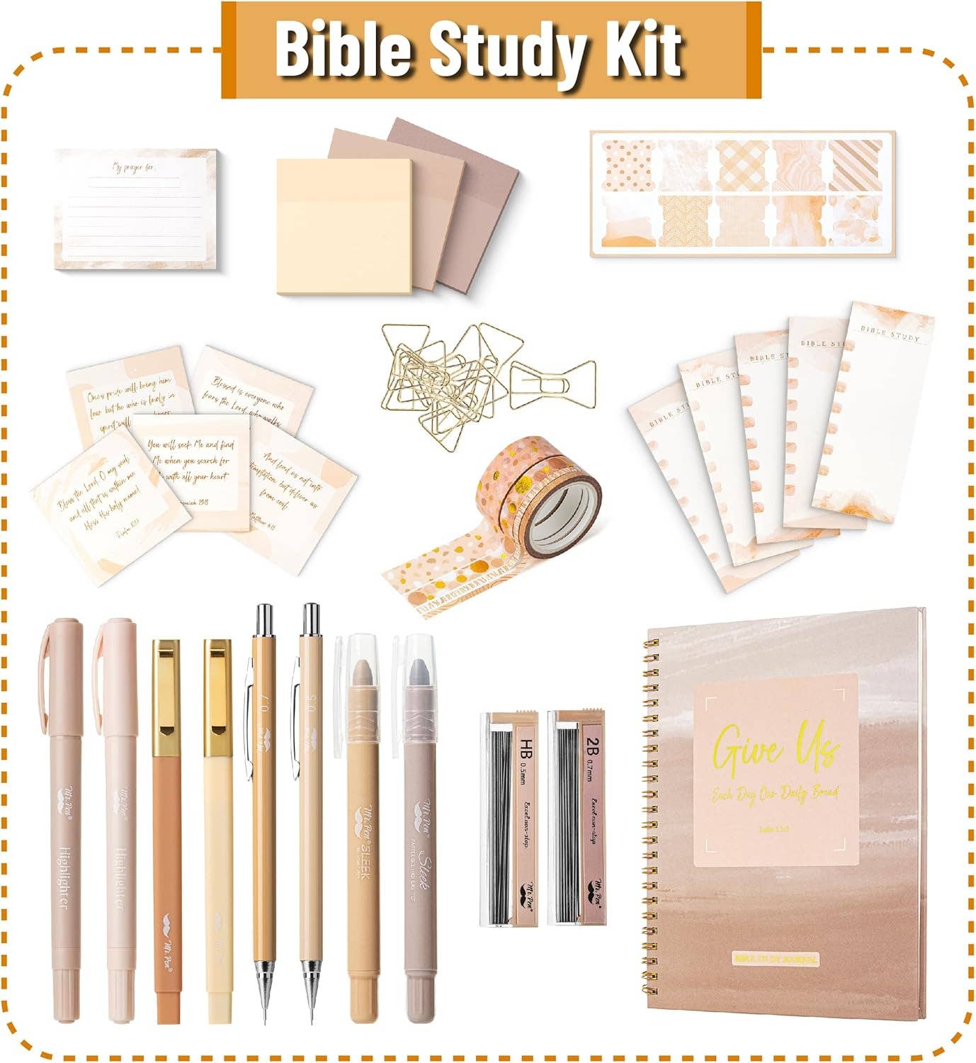 Golden Blush Bible Journaling Kit