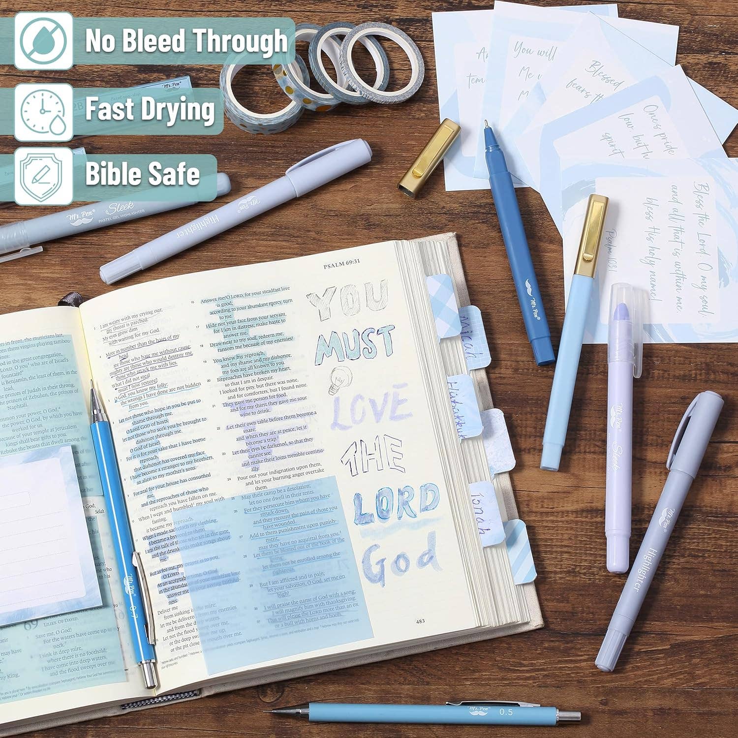 Ocean Breeze Bible Journaling Kit