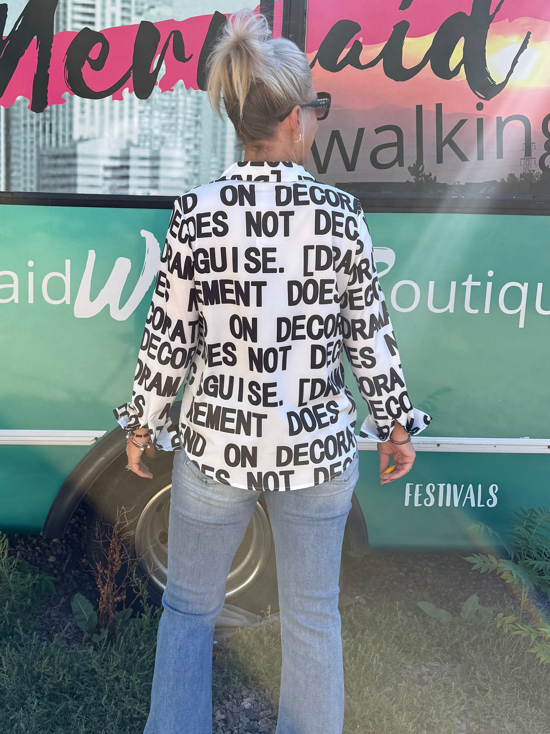 Bold Font Button Up