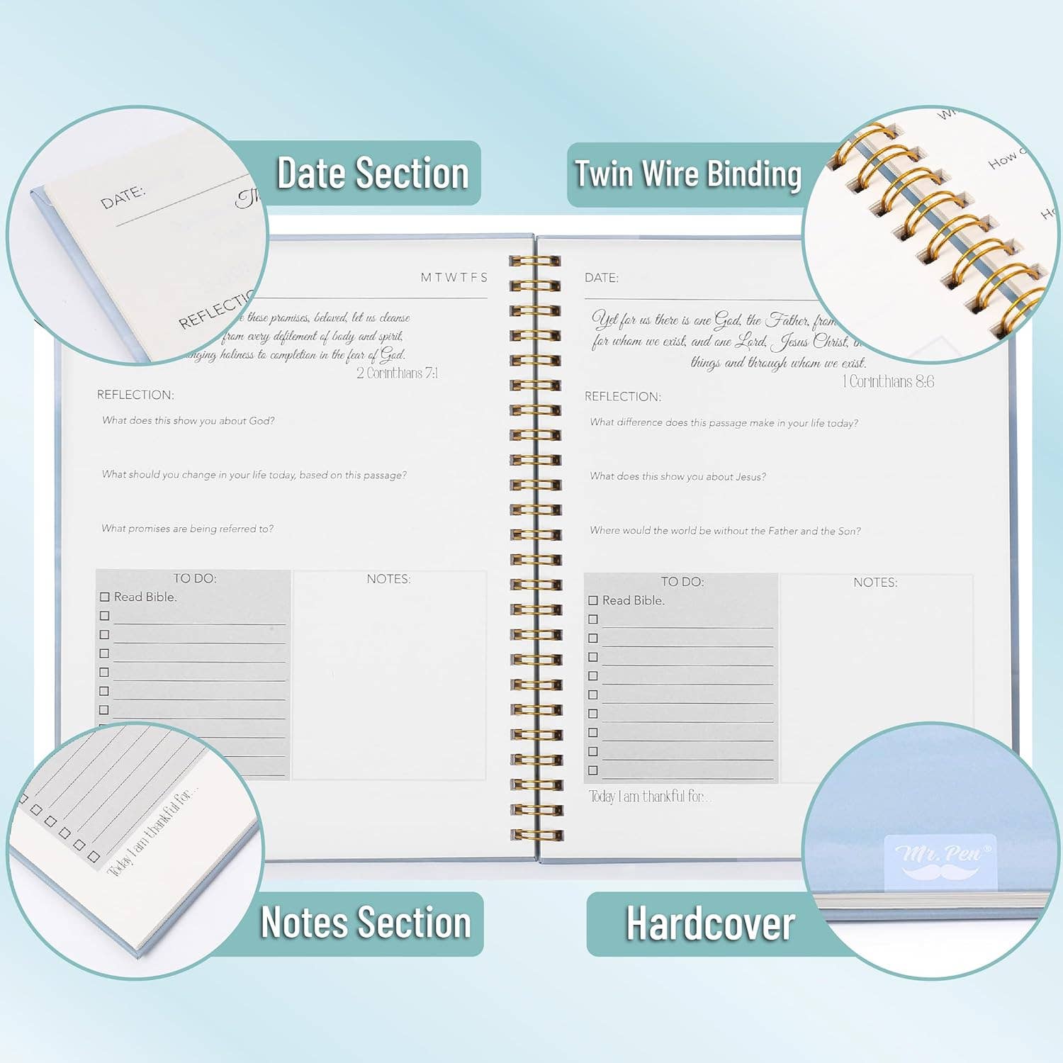 Ocean Breeze Bible Journaling Kit