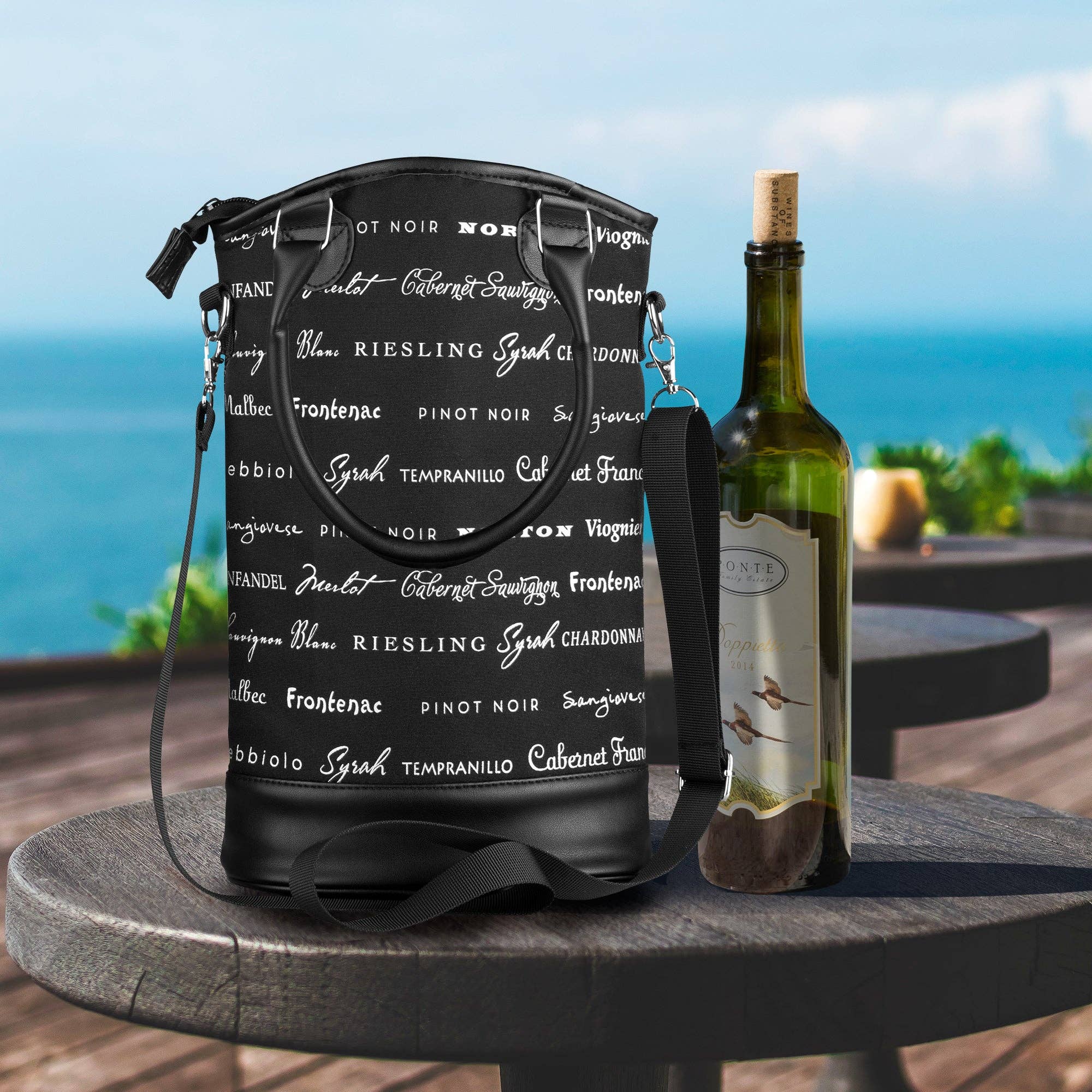Insulated Designer Wine Tote