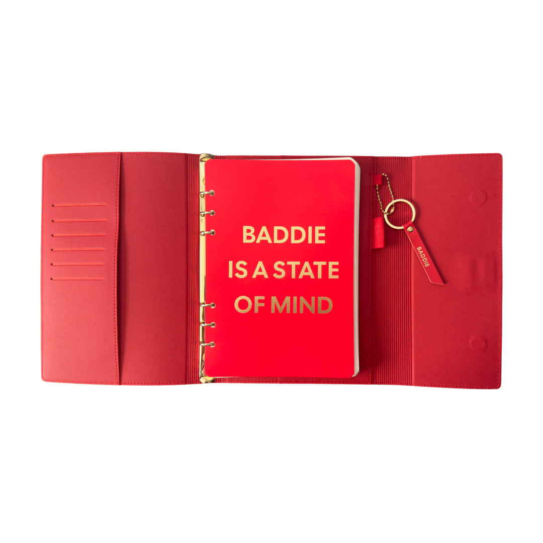 Baddie Vegan Leather Journal Folio