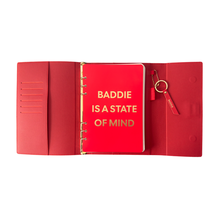 Baddie Vegan Leather Journal Folio