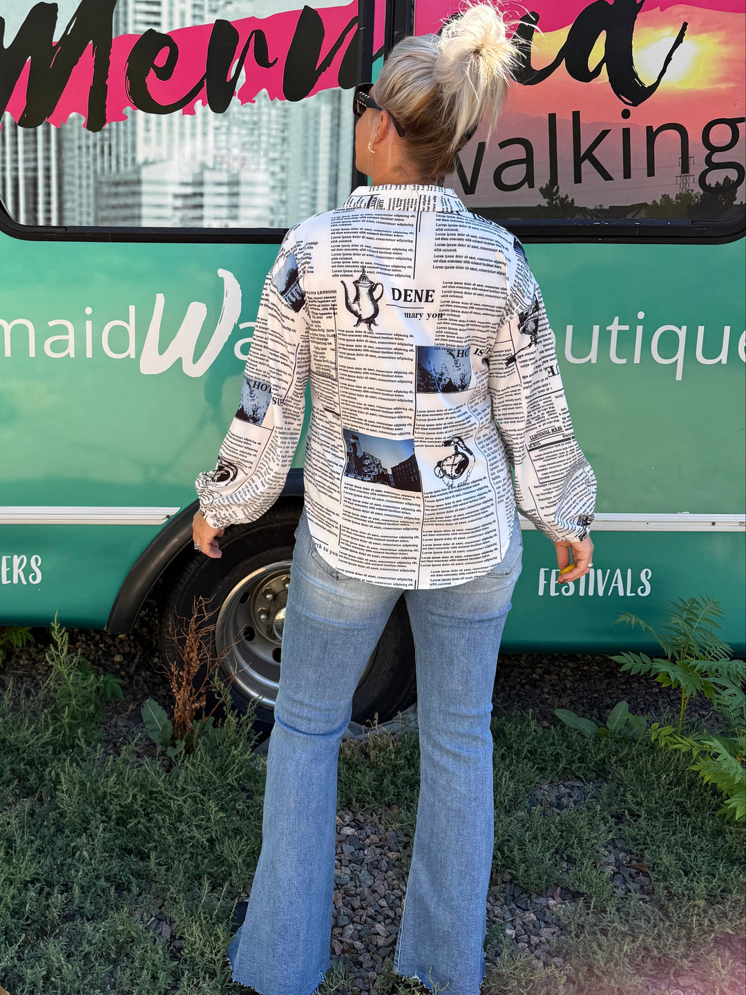 Read All About It Blouse