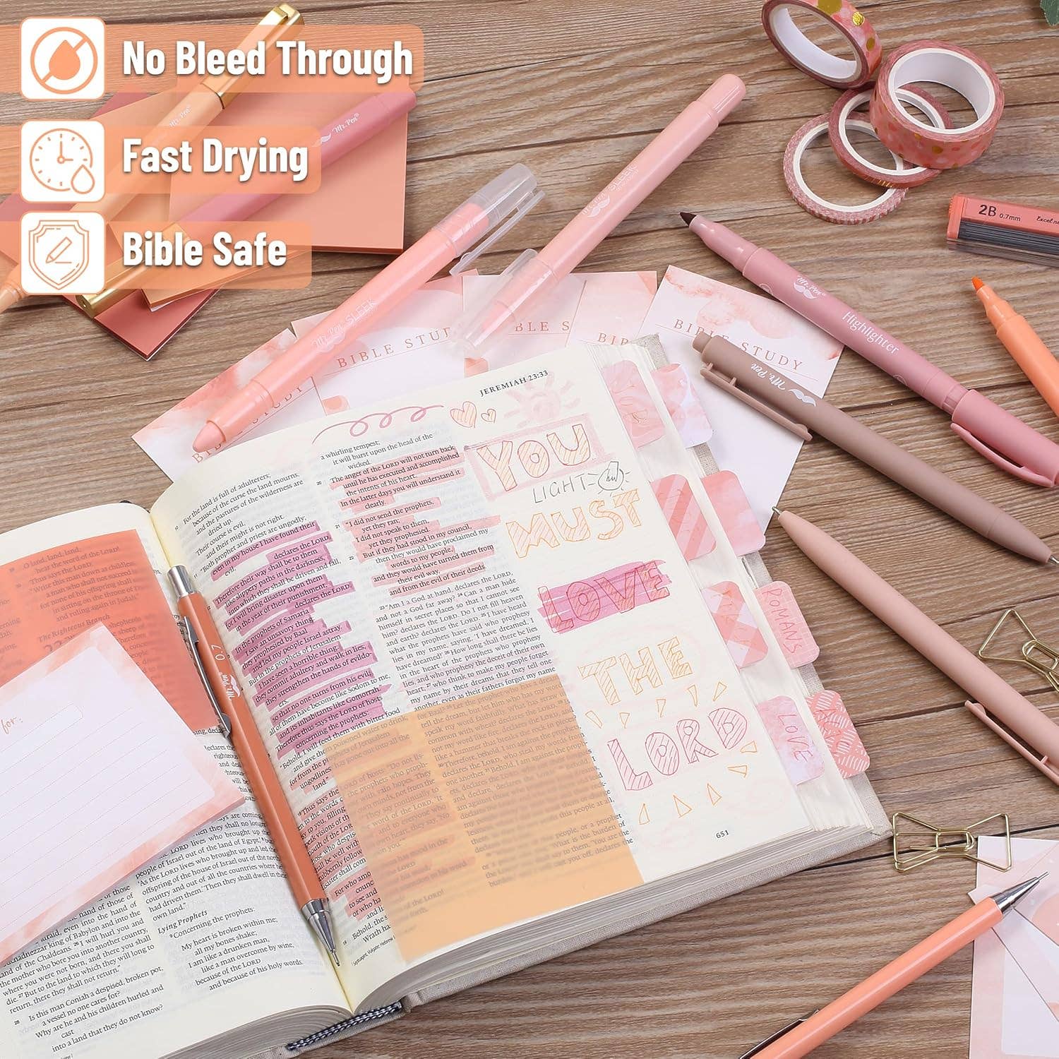 Sunset Blush Bible Journaling Kit