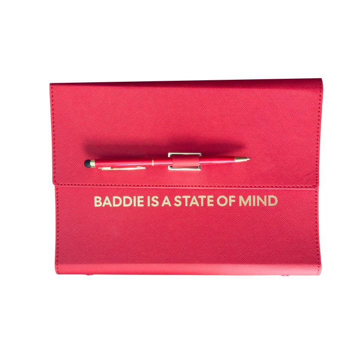 Baddie Vegan Leather Journal Folio
