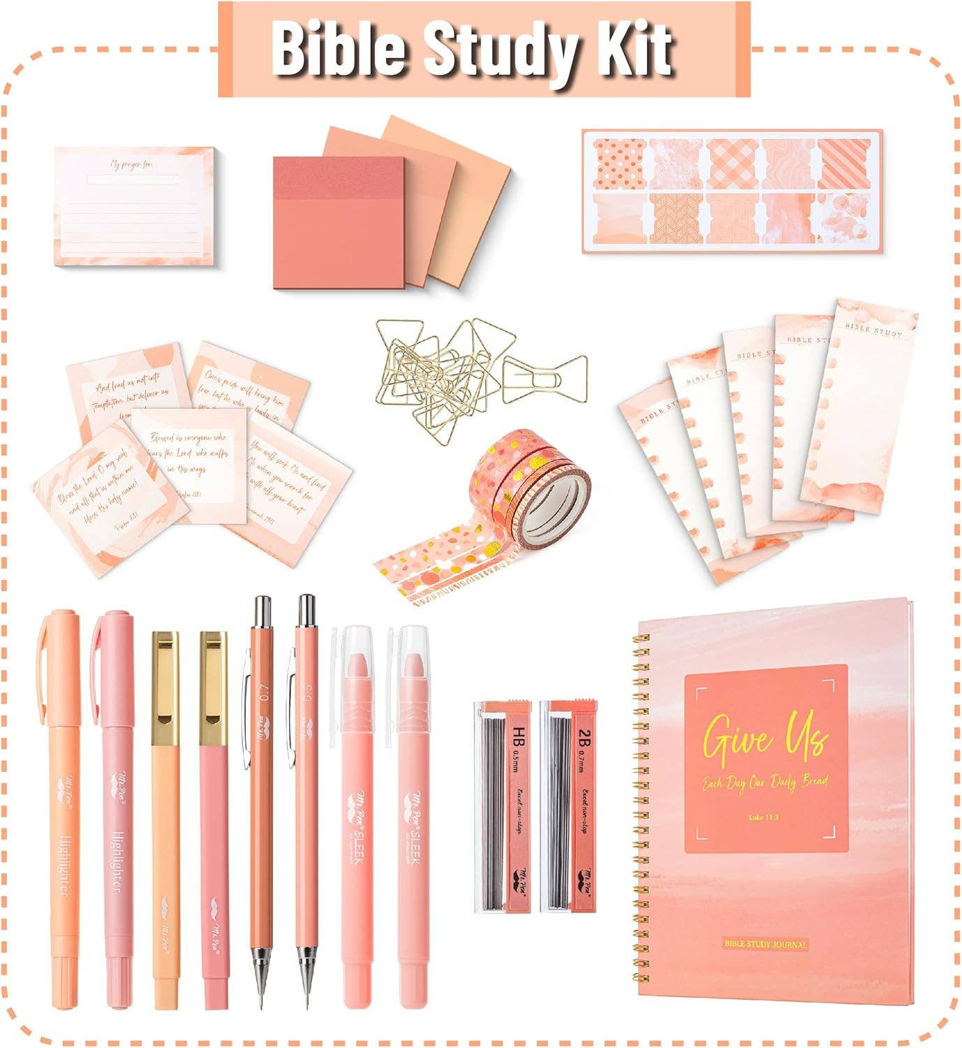 Sunset Blush Bible Journaling Kit