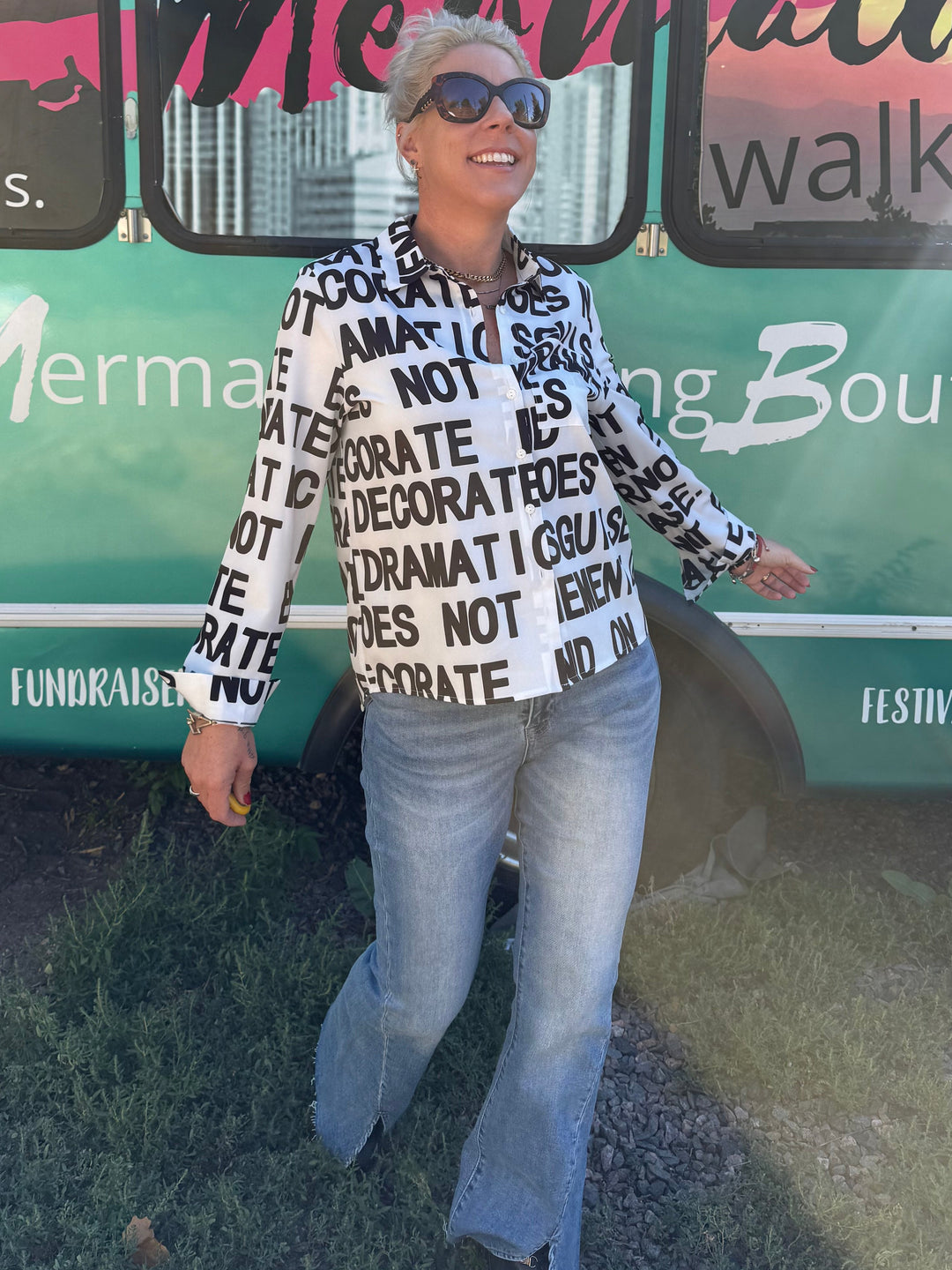 Bold Font Button Up