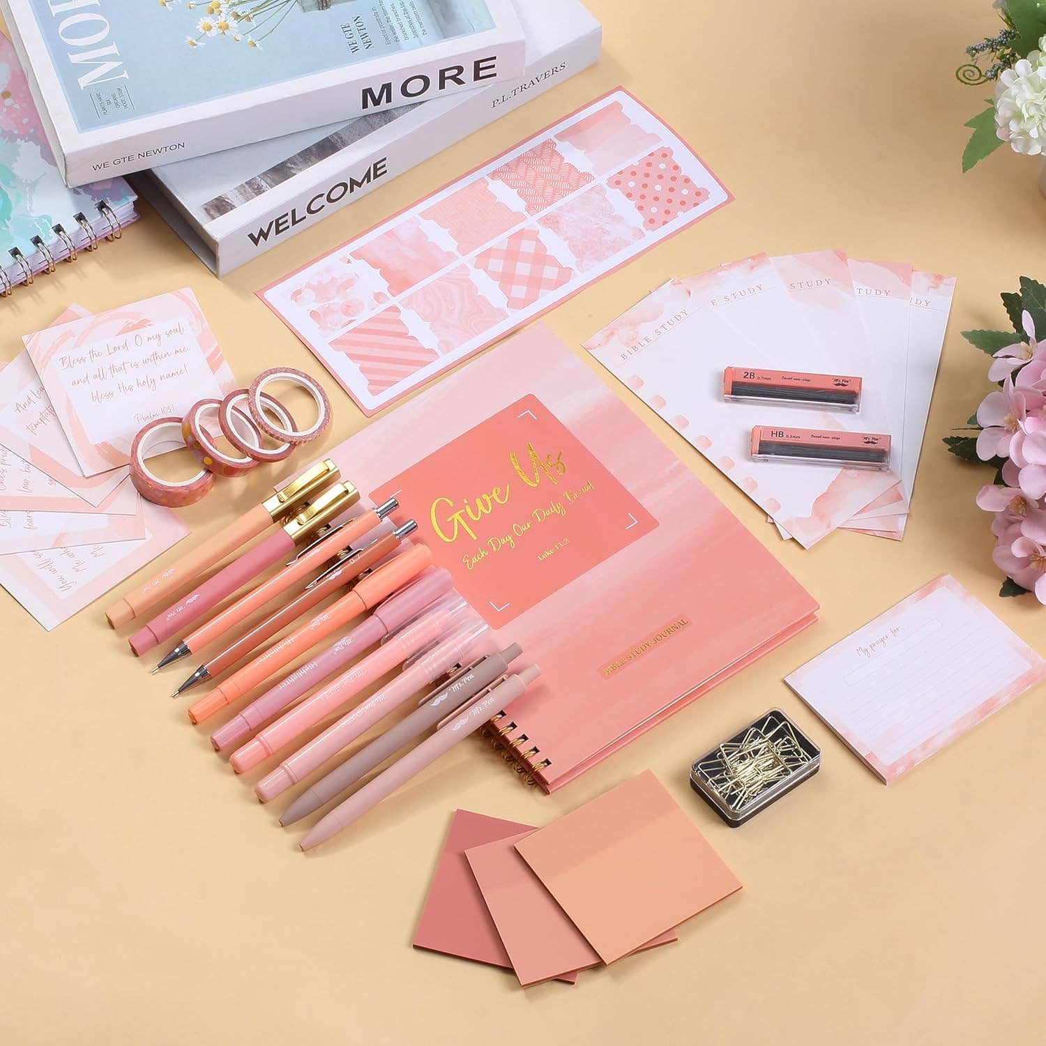 Sunset Blush Bible Journaling Kit