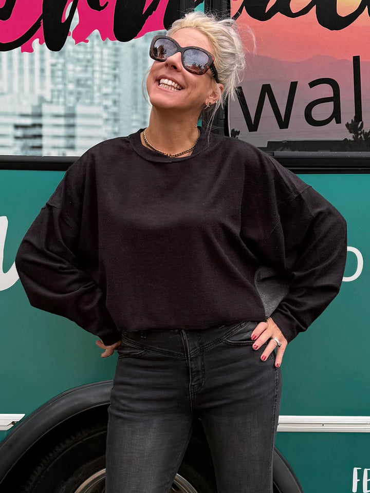 Stevie Dolman Top in Black