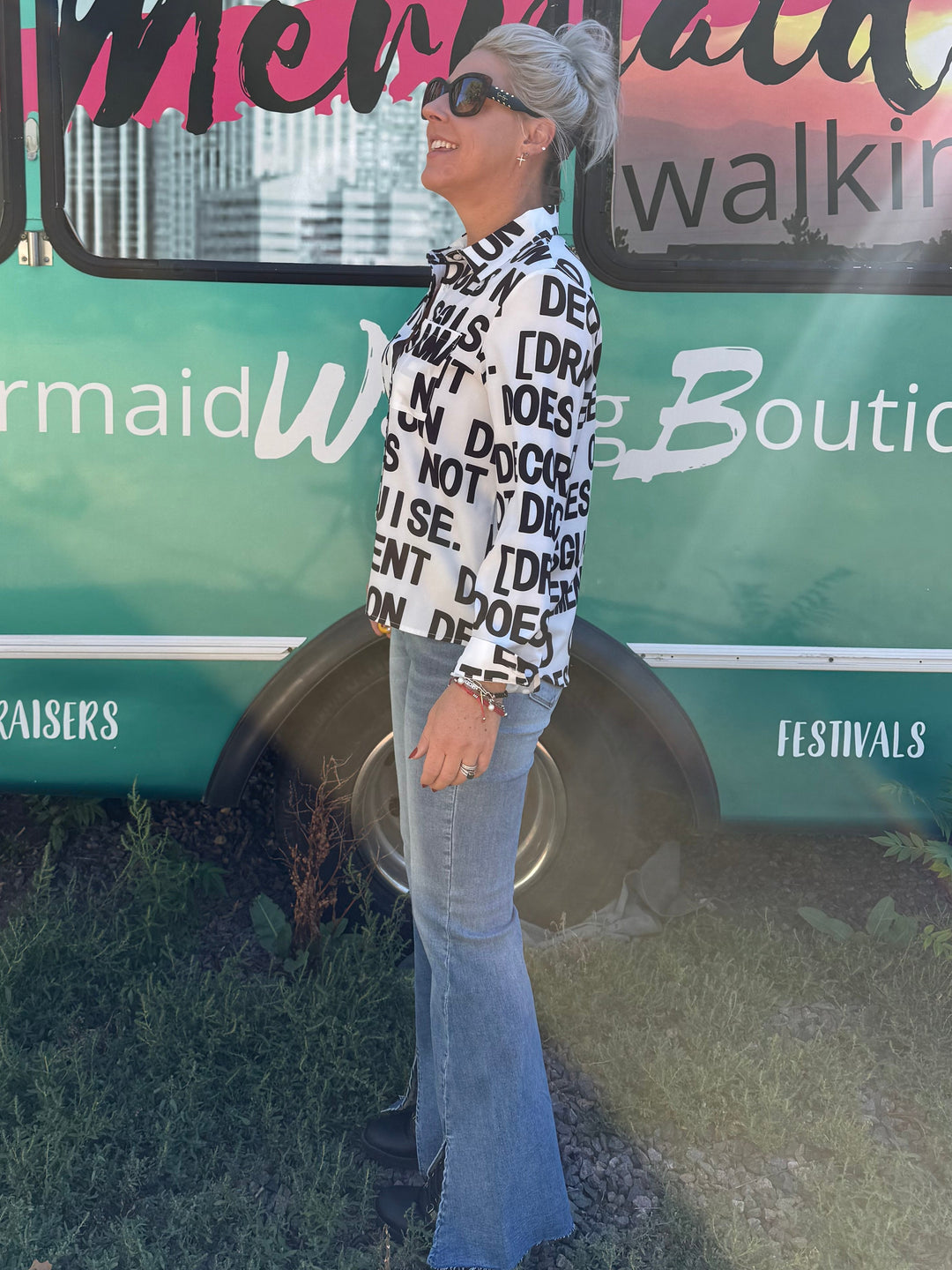 Bold Font Button Up