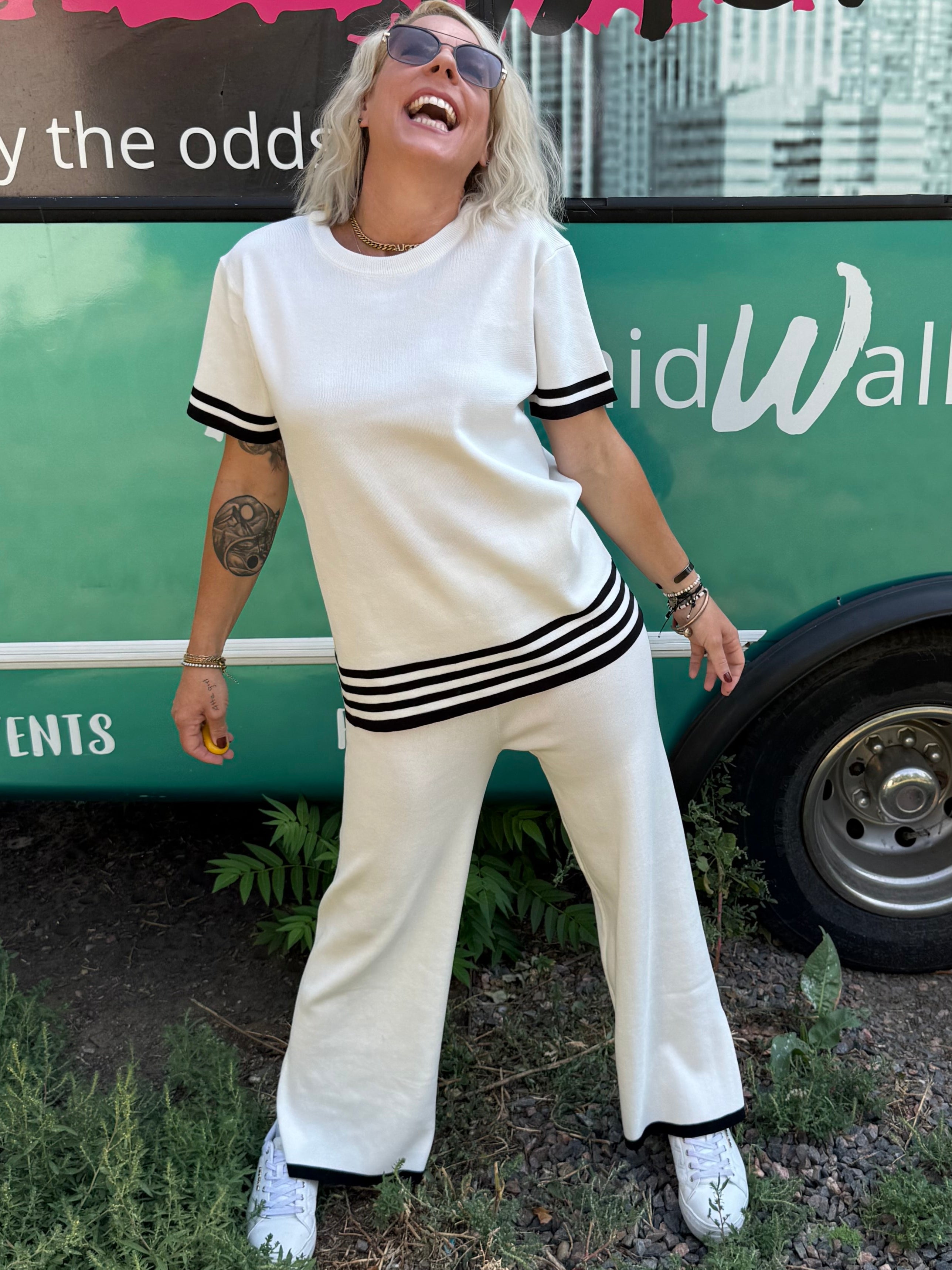 Poppy Pants in White