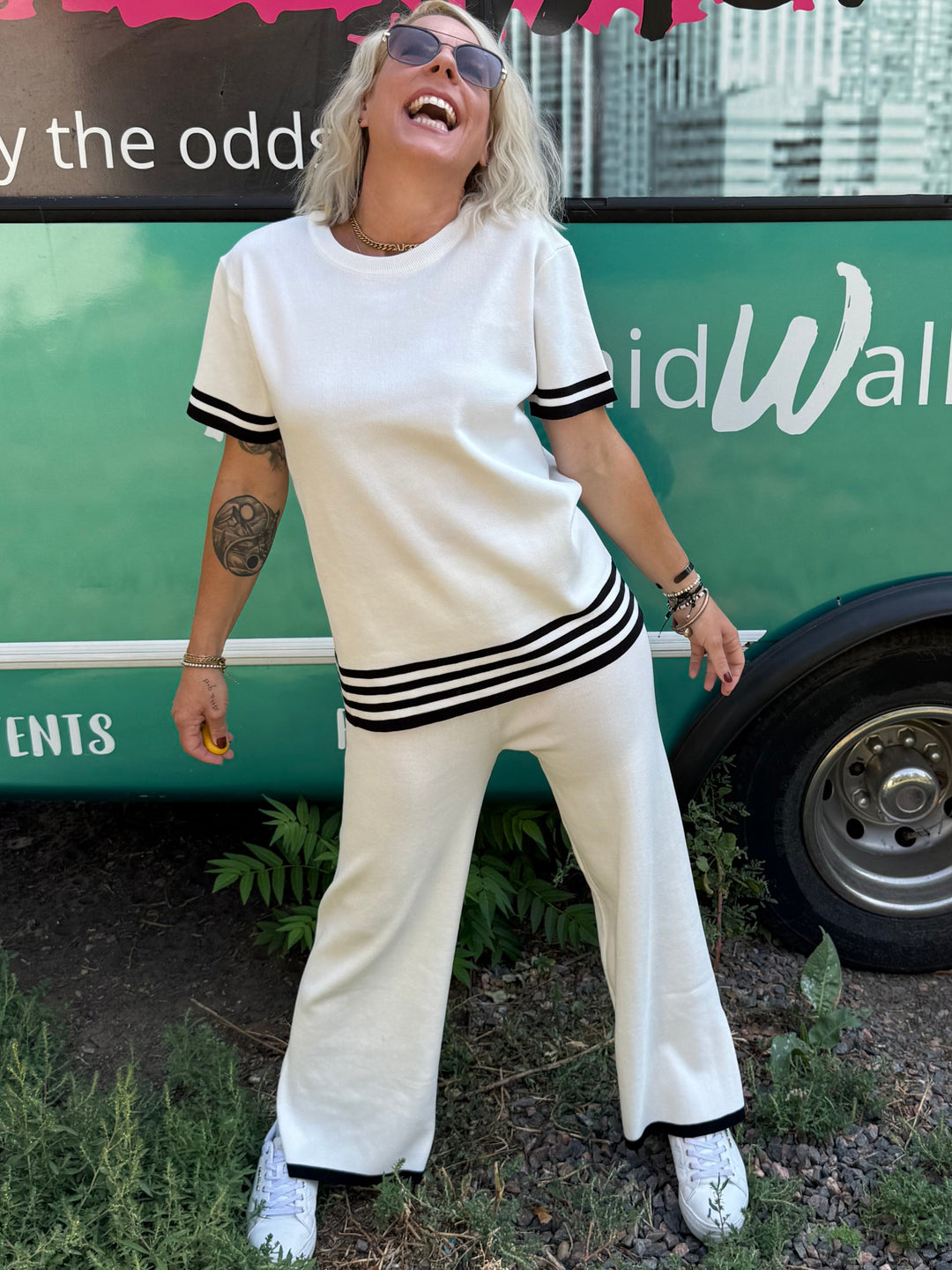 Poppy Pants in White