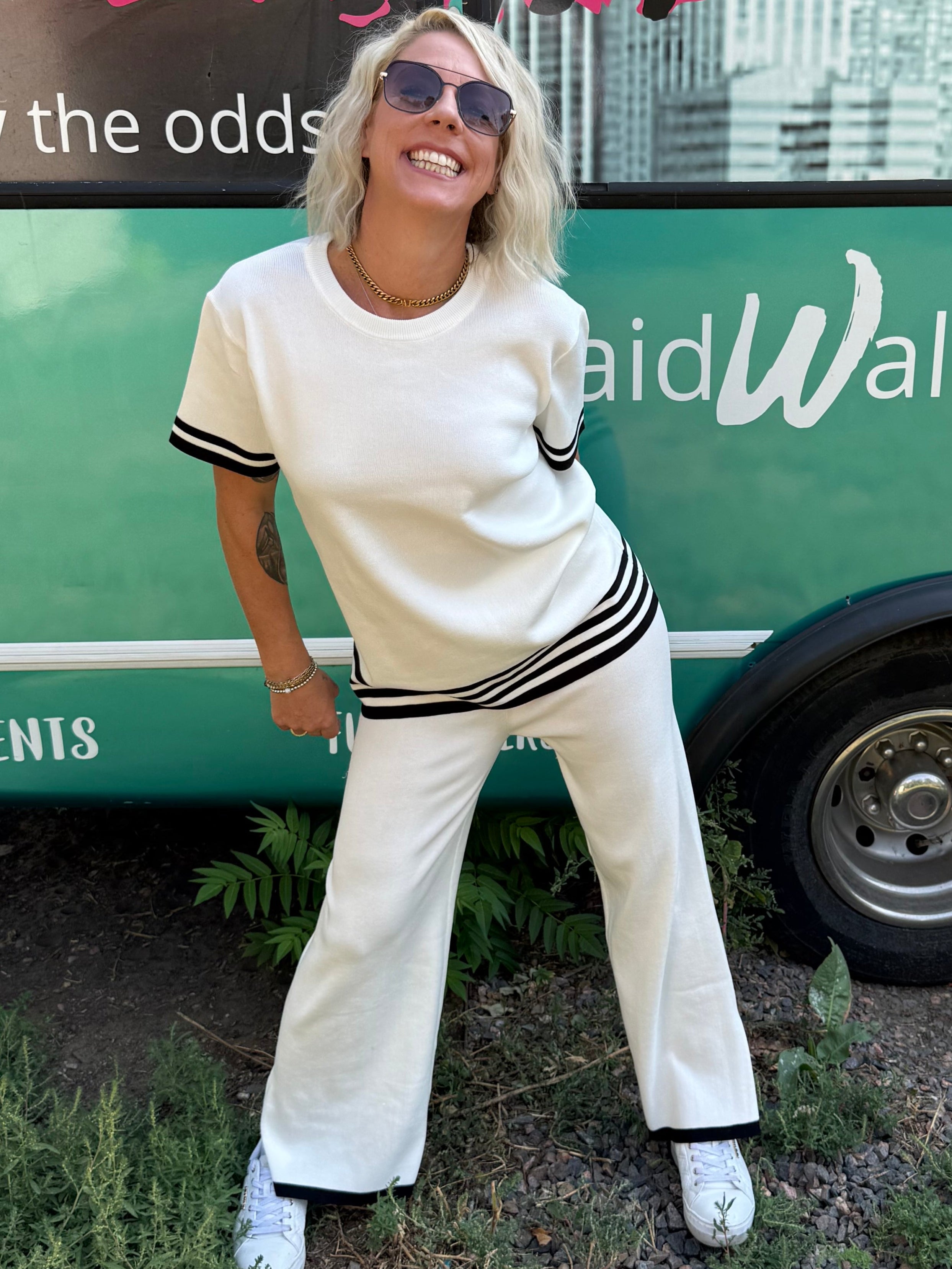 Poppy Pants in White
