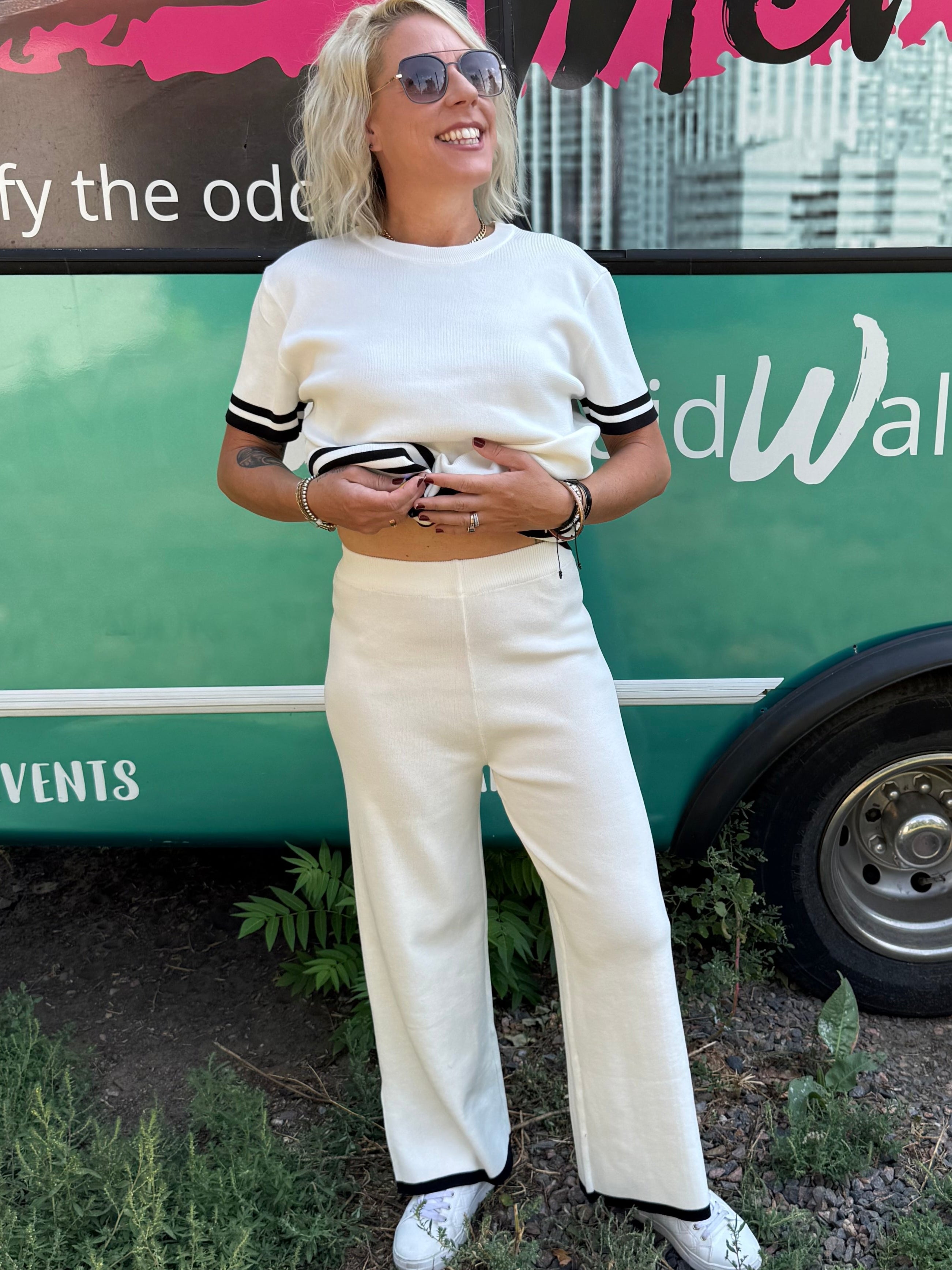 Poppy Pants in White