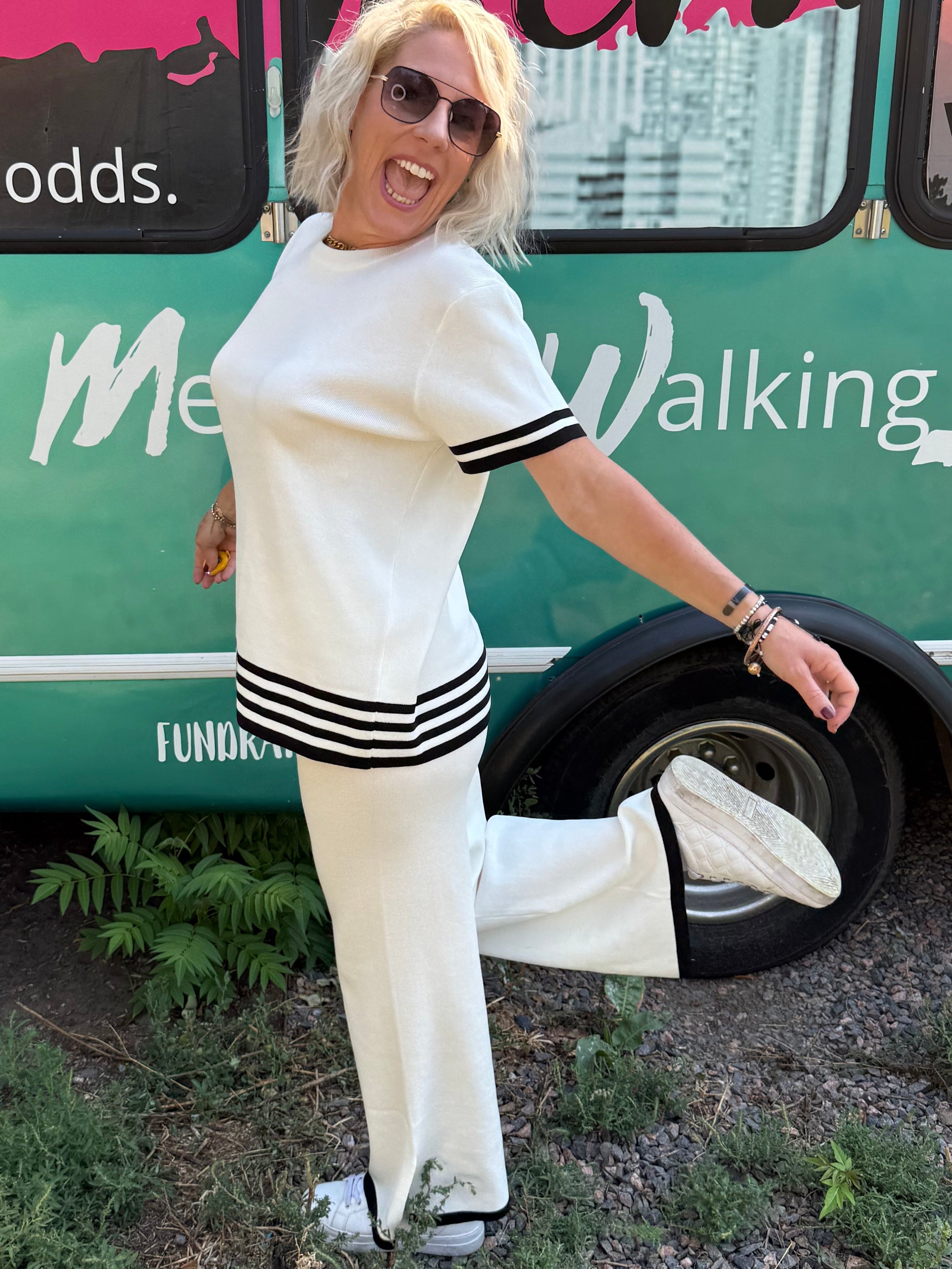 Poppy Pants in White
