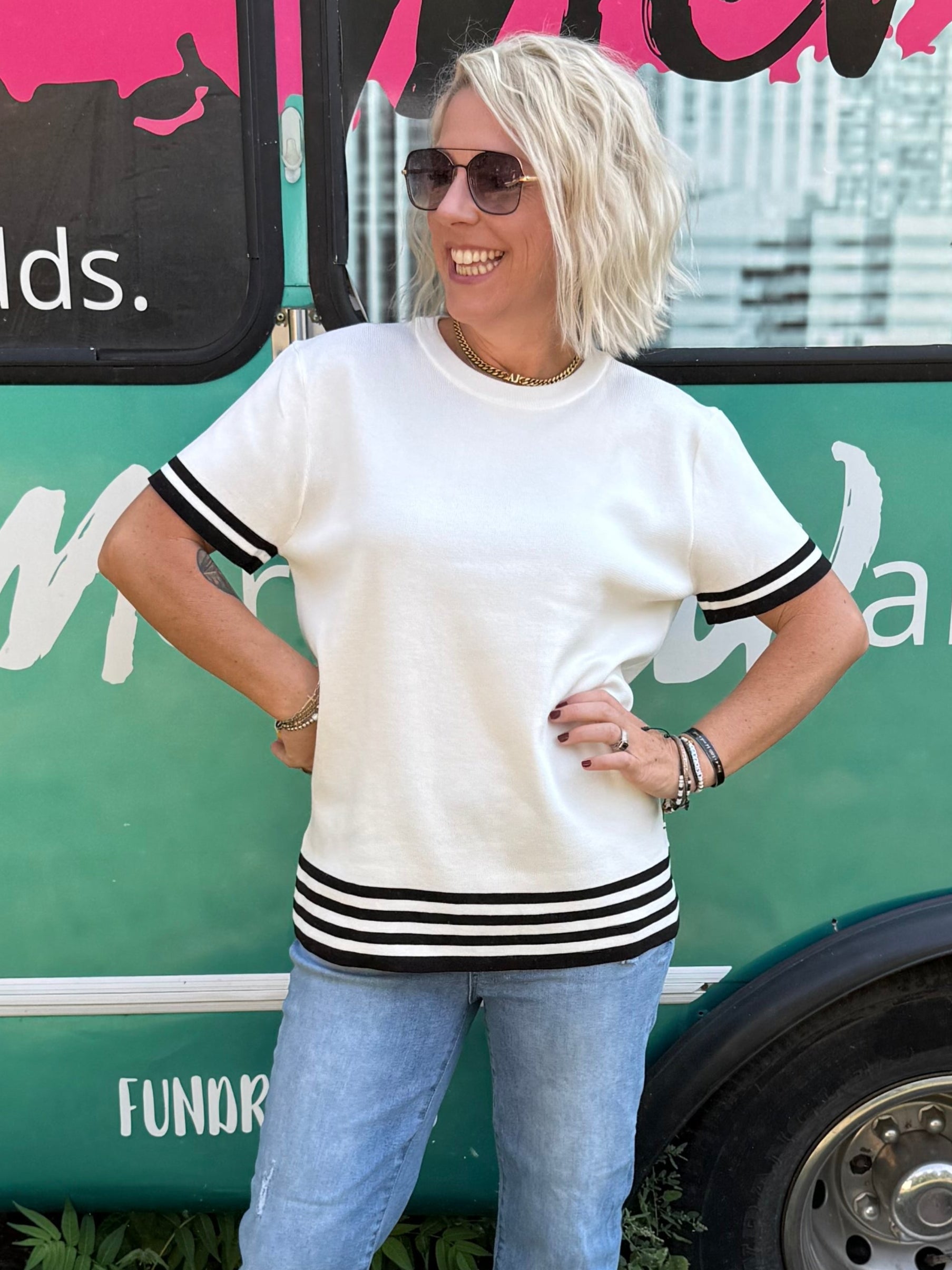 Poppy Top in White
