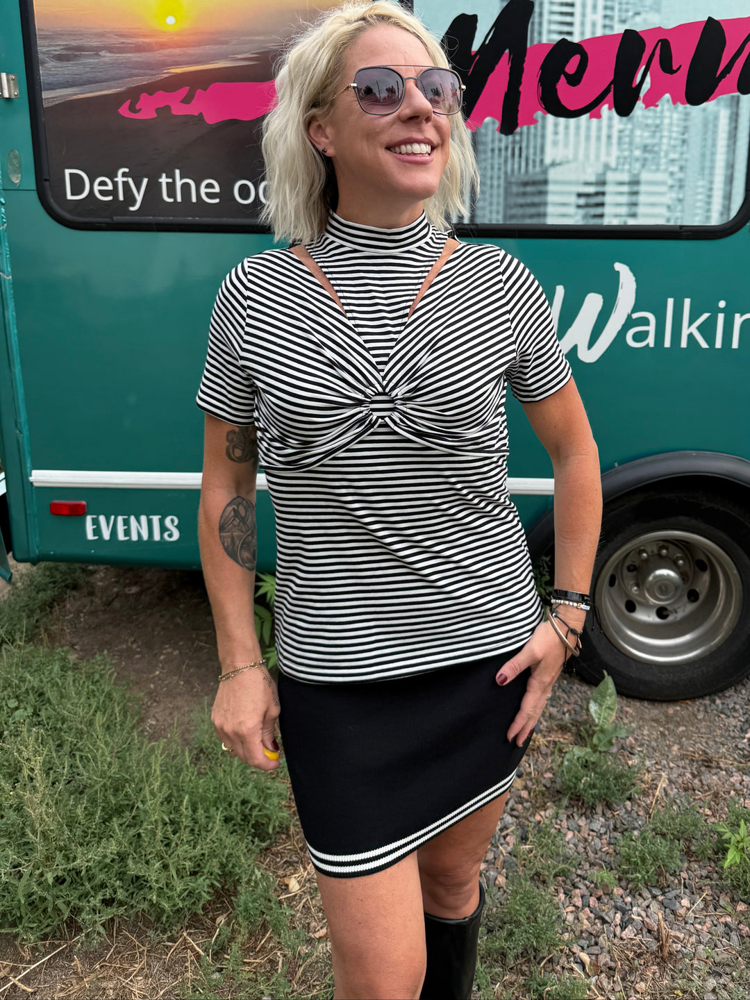 Sally Stripe Top